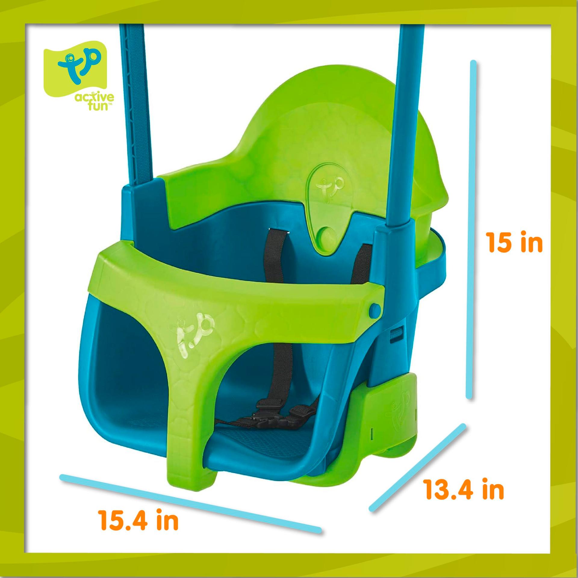 TP Toys TP900 Monate 4-ühes reguleeritav Quadpod beebikiik alates 6 kuust kuni 8-aastastele lastele, roheline-sinine, universaalne suurus – pilt 6