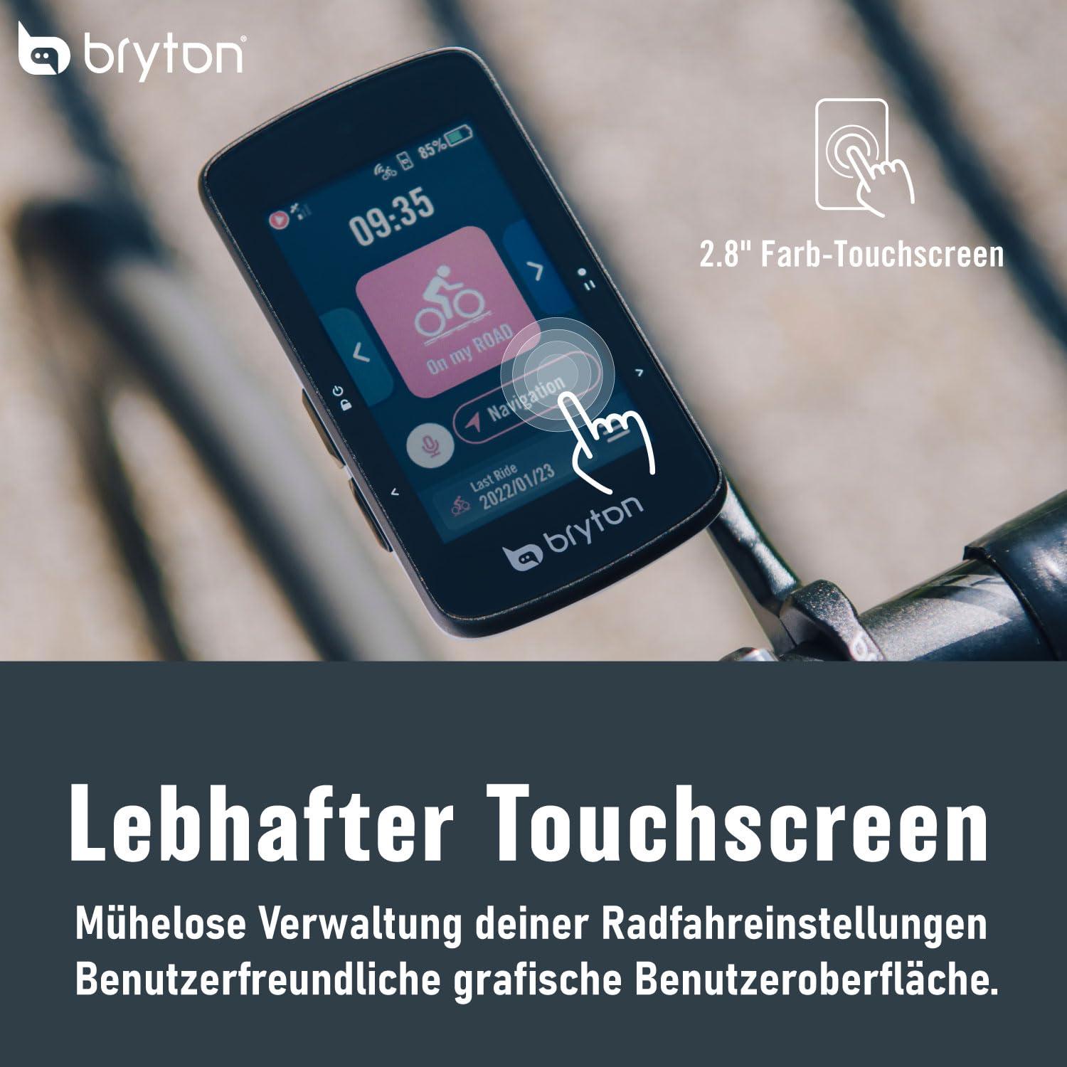Bryton Rider 750SE 2,8-tolline värviline LCD-puuteekraaniga GPS-jalgrattakompuuter, offline-EU kaart, ühilduvus rattaradari ja 40-tunnise aku kestvusega, pööre-pööralt navigatsioon – detailne vaade