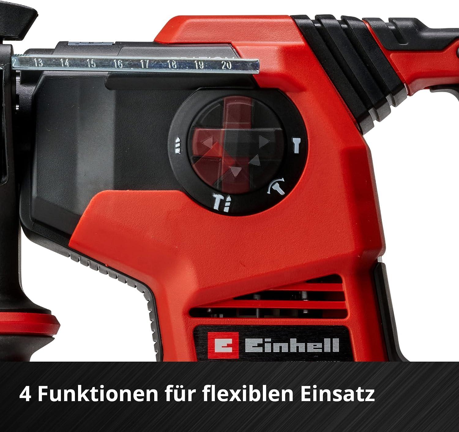 Einhell akutoitega puurvasar Herocco 36/28 Power X-Change (Twin-Pack, puurimiseks/vasarpuurimiseks/meiseldamiseks fikseerimisega ja ilma, 3.2 J, harjadeta, SDS+, koos E-Boxiga, ilma aku ja laadijata) – pilt 6