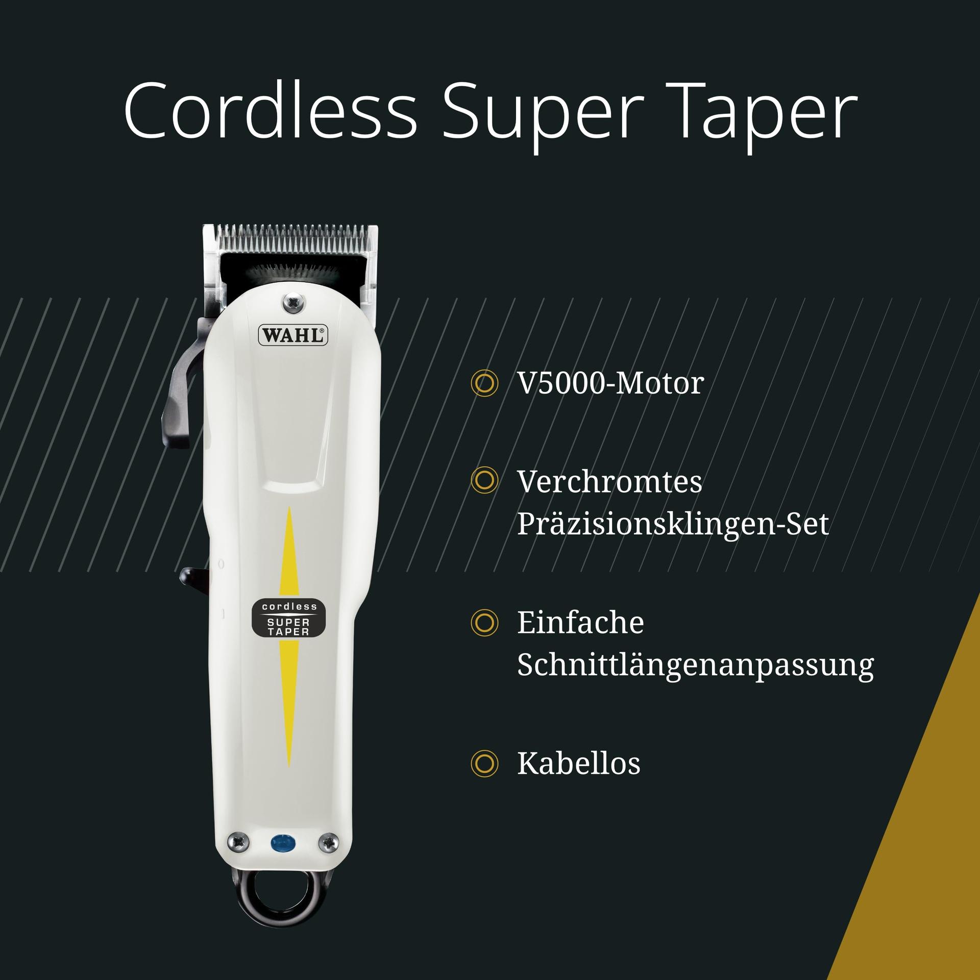 Wahl Cordless Super Taper – Professionaalne juhtmevaba juukselõikur