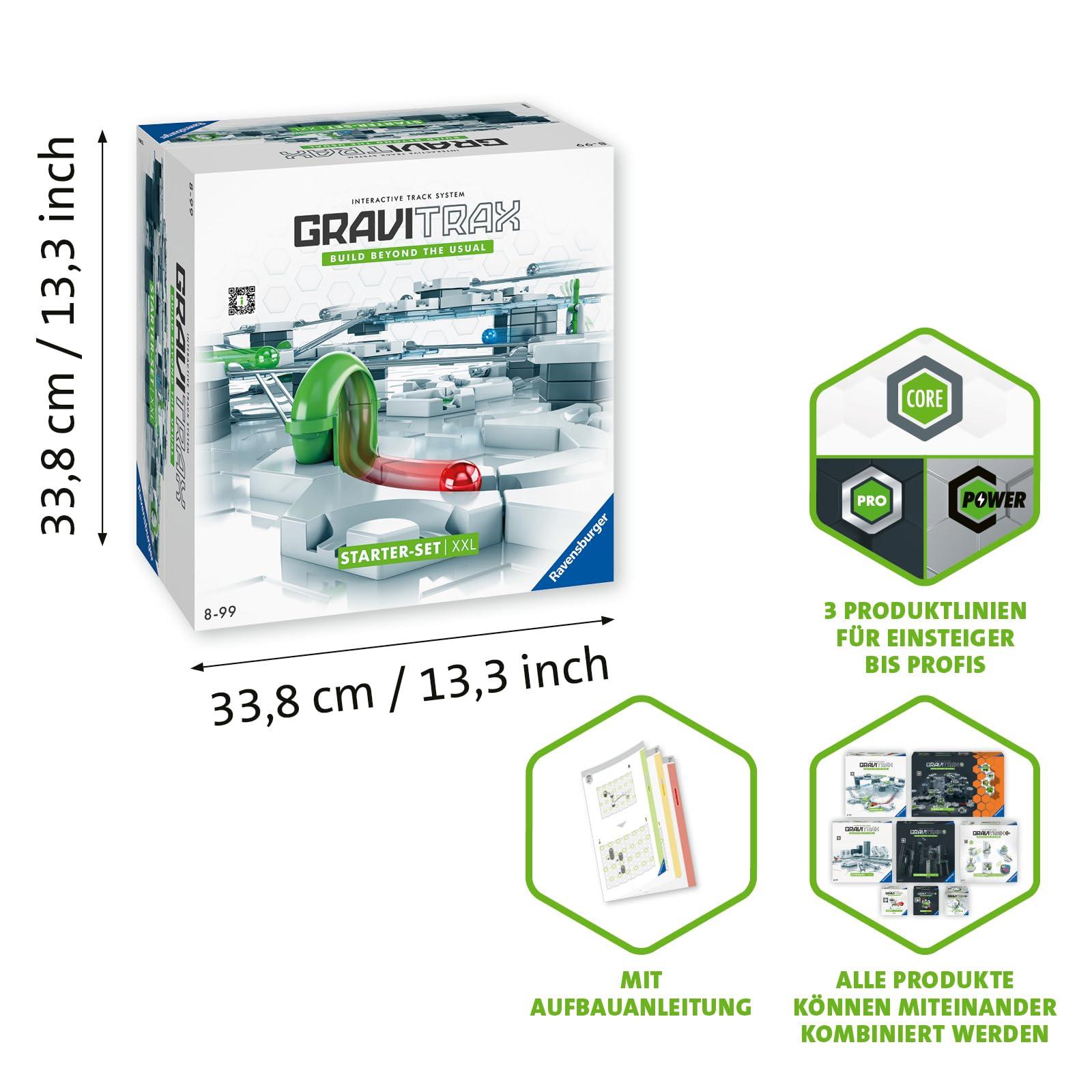 Ravensburger GraviTrax Starter-Set XXL 22416 – GraviTrax stardikomplekt sinu kuulirajale – Mängu- ja konstruktsioonikomplekt alates 8. eluaastast, kombineeritav kõigi toodetega, võimalik kasutada iseseisvalt – lisavaade
