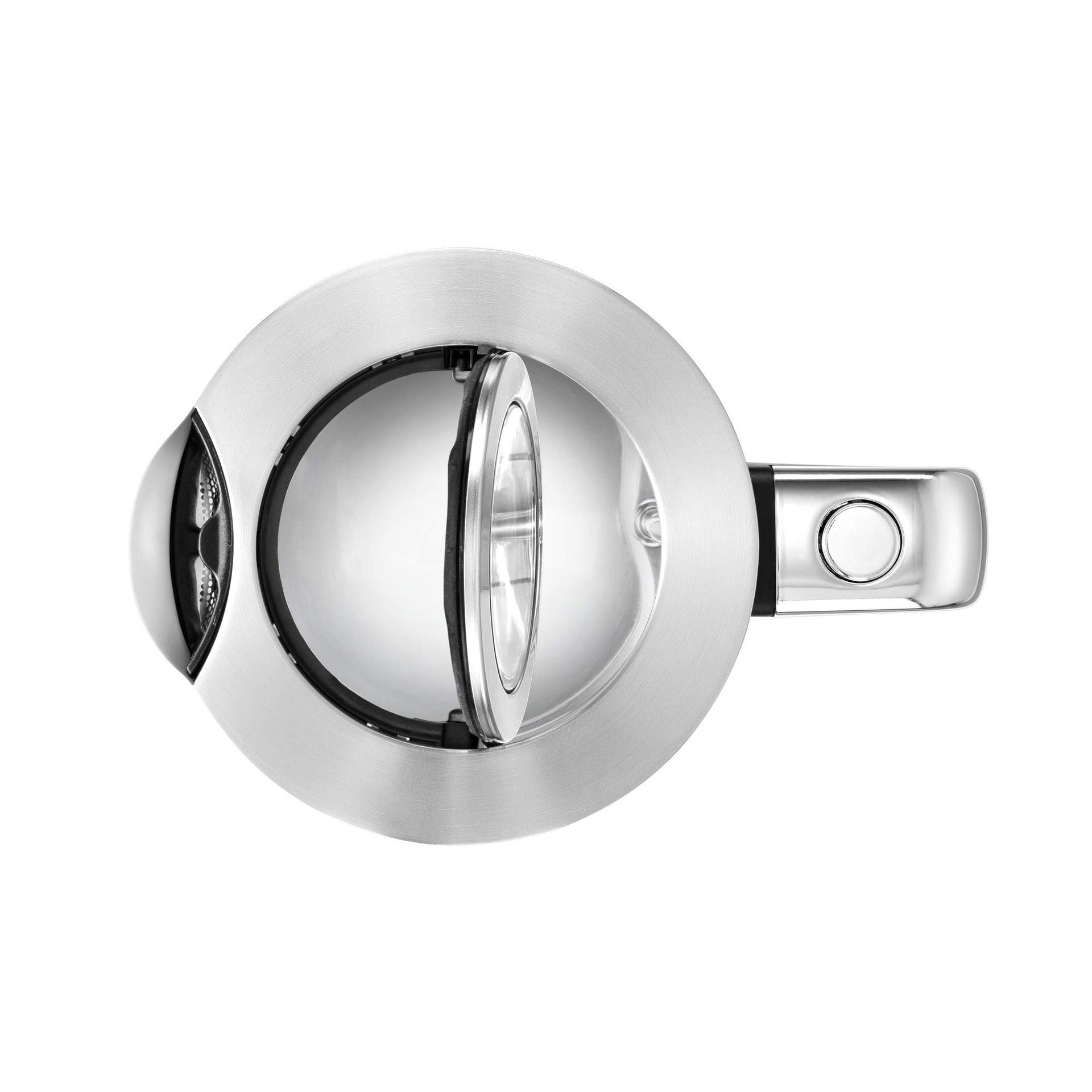 WMF Lono klaasist veekeetja 1,7 l, lubjafiltriga juhtmevaba klaasveekeetja, 3000 W, roostevaba teras, matt – pilt 9