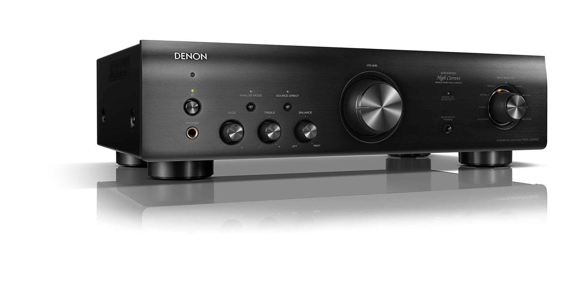 Denon PMA-600NE võimendi 70W kanali kohta ja Bluetoothiga, must