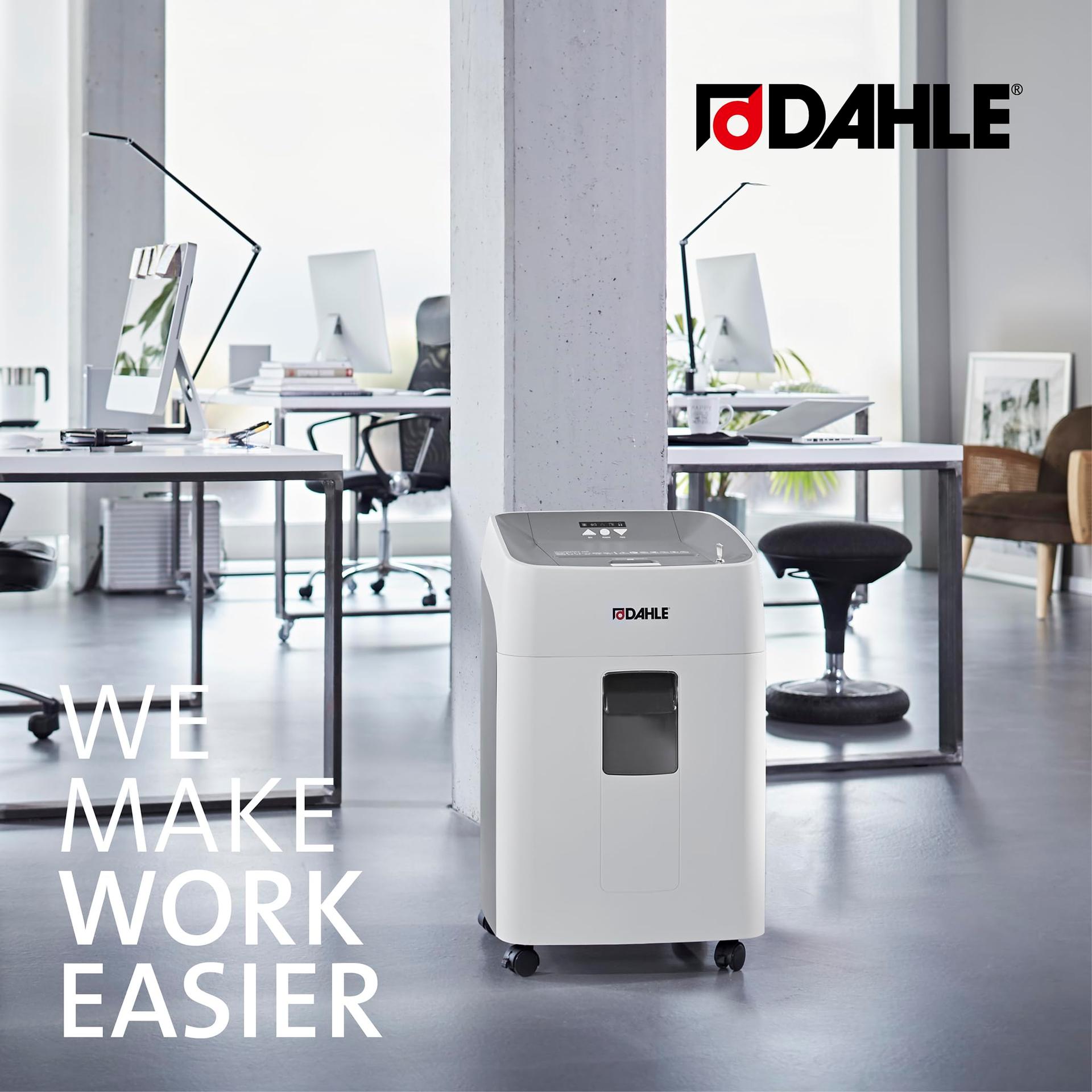 Dahle ShredMATIC 300 P4 paberihävitaja automaatse paberisöötmisega (300 lehte, osakesteks lõikamine, õli- ja hooldusvaba) hall – pilt 6