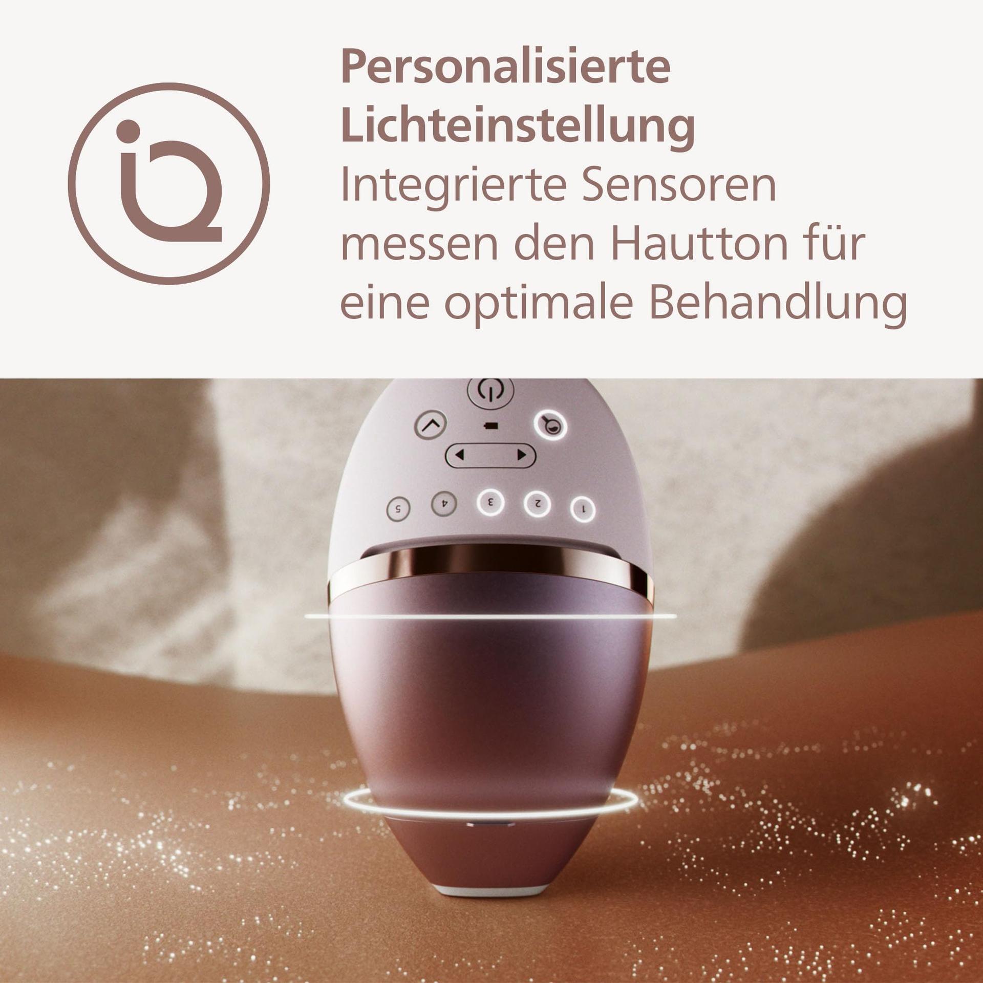 Philips Lumea 8000 seeria IPL-karvaeemaldusseade, alternatiiv laserkarvaeemaldusele, SenseIQ tehnoloogia, 4 otsikut kehale, näole, bikiinipiirkonnale ja kaenlaalustele, mudel BRI948/00 – kasutusnäide