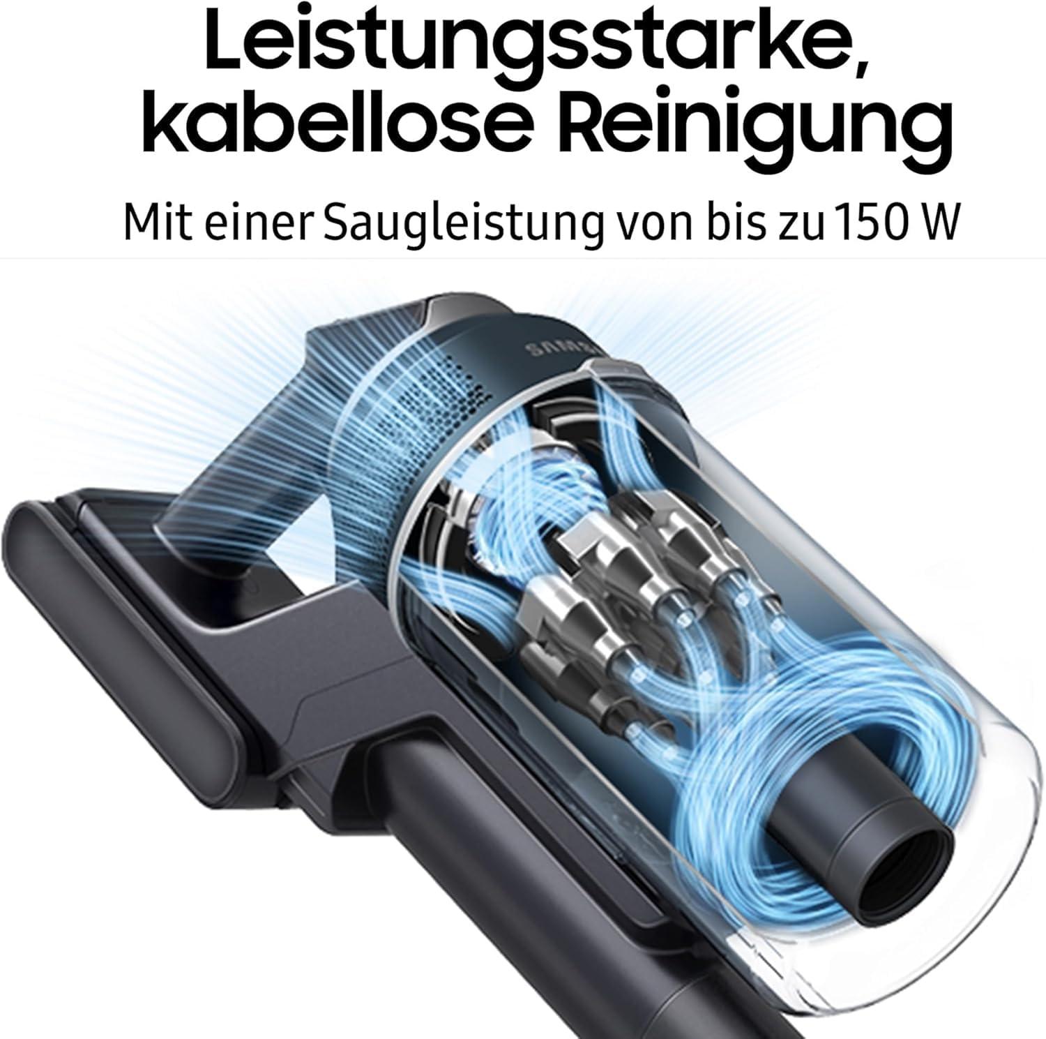 Samsung Jet 85 Wet&Clean juhtmeta tolmuimeja, 210 W, kaasas pihustiga pöörlev mopipea ja lisatarvikud, sinine, VS20C85G7TB/WD – pilt 6
