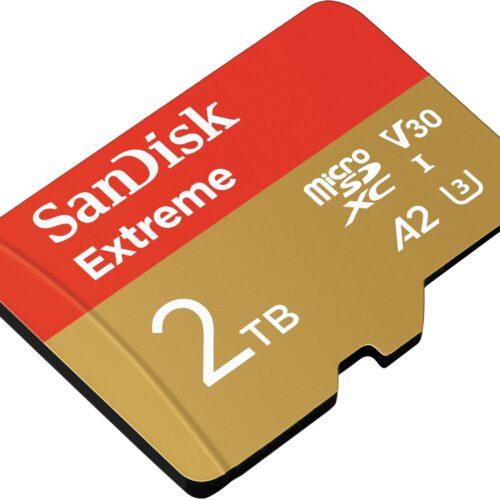 SanDisk Extreme microSDXC UHS-I mälukaart 2TB + SD adapter (nutitelefonidele