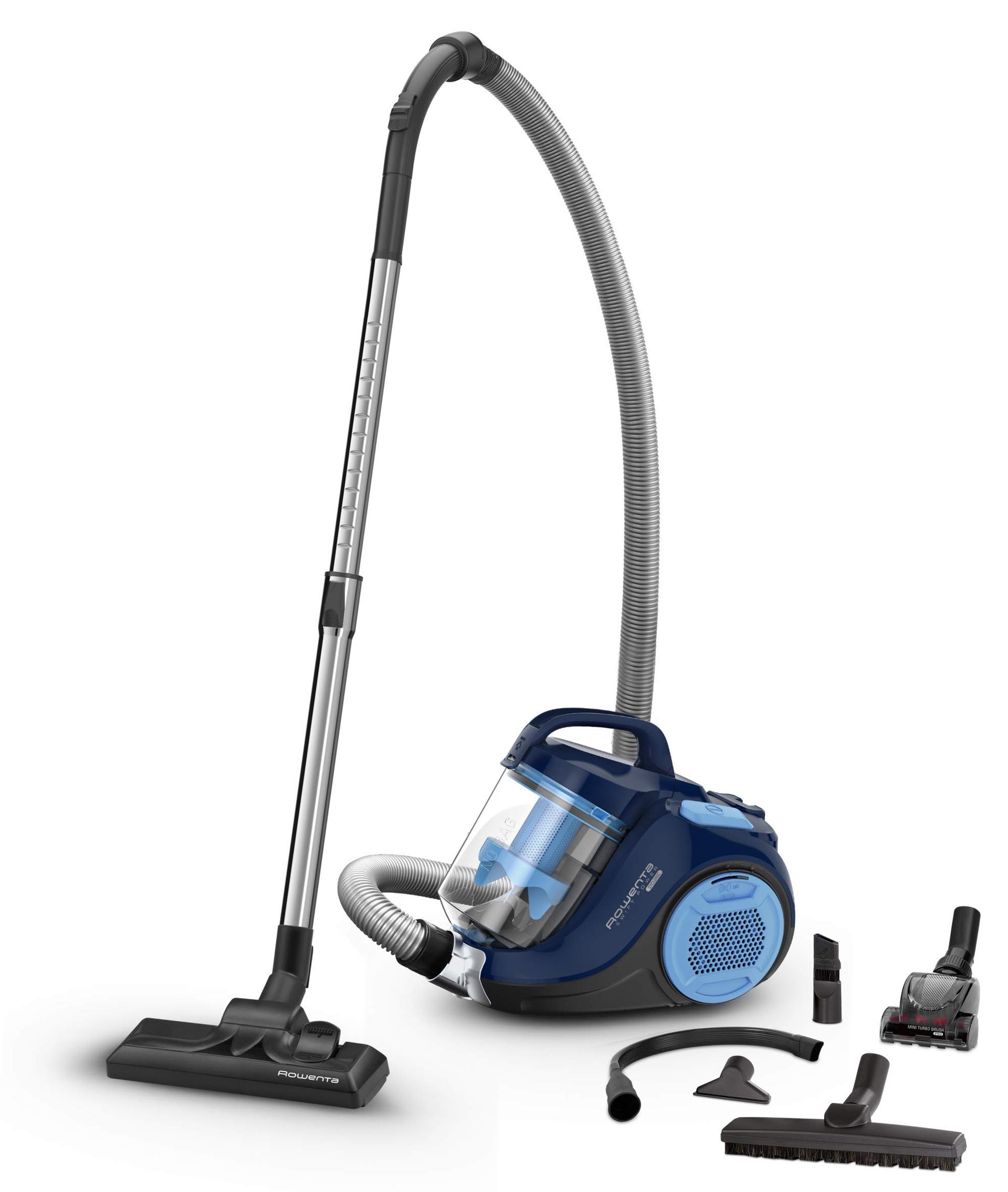 Rowenta Swift Power Cyclonic tolmuimeja ilma kotita, 900 W, võimas imemine, 1,2 L tolmuanum, kõrge filtreerimine, suur katvus, juhtmega kotivaba tolmuimeja, sinine, RO2981EA – pilt 8