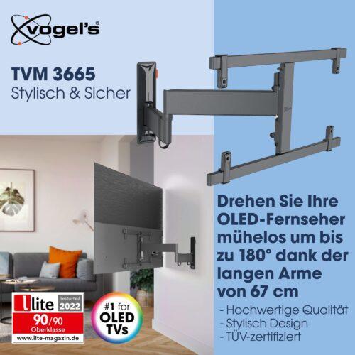 Vogel's Comfort TVM 3665 OLED TV seinakinnitus
