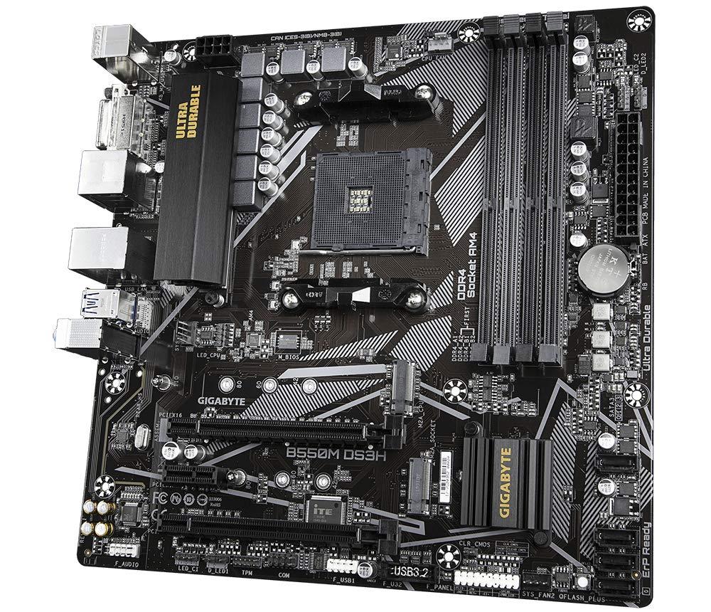 Gigabyte B550M DS3H emaplaat must – kasutusnäide