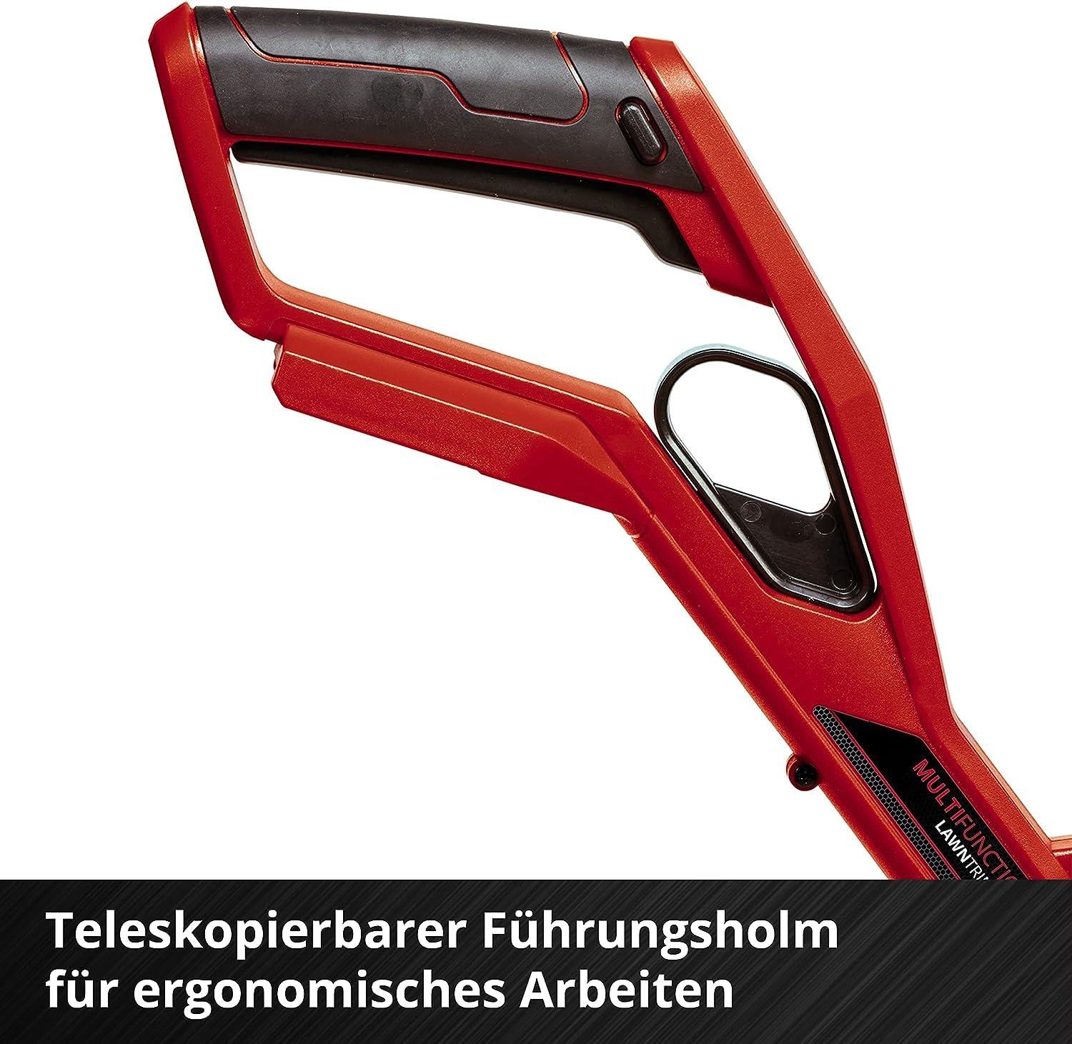 Einhell akuga murutrimmer GE-CT 18/30 Li-Solo Power X-Change (Li-Ion, 18V, lõikelaius 30 cm, 90° pööratav ja kallutatav mootoripea, sh niidukassett, ilma aku ja laadijata) – pilt 7