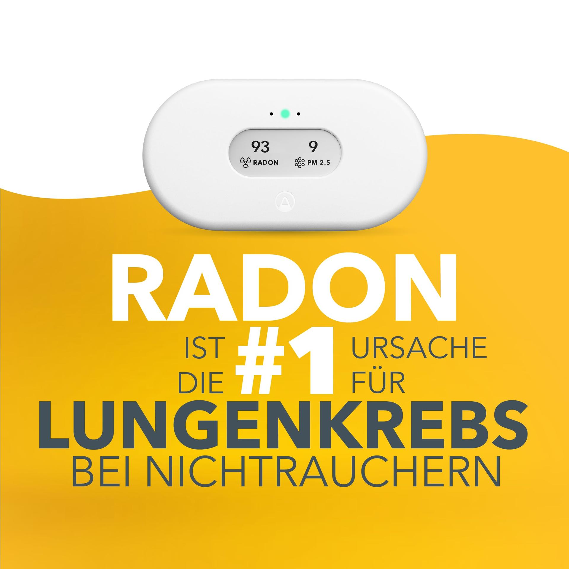 Airthings 2960 View Plus – nutikas radoni ja õhukvaliteedi mõõteseade (peenosakesed, radon, CO2, VOC, õhuniiskus, temperatuur) – lisavaade