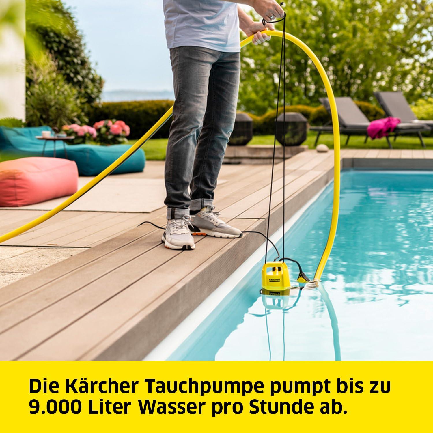 Kärcher SP 9.000 Flat madala imemisega sukelpump, vooluhulk: 9.000 l/h, sukeldumise sügavus: max. 7 m, määrdunud vee jaoks kuni 5 mm osakestega, jääkveetase: 1 mm, rõhk: 0,6 bar – detailne vaade