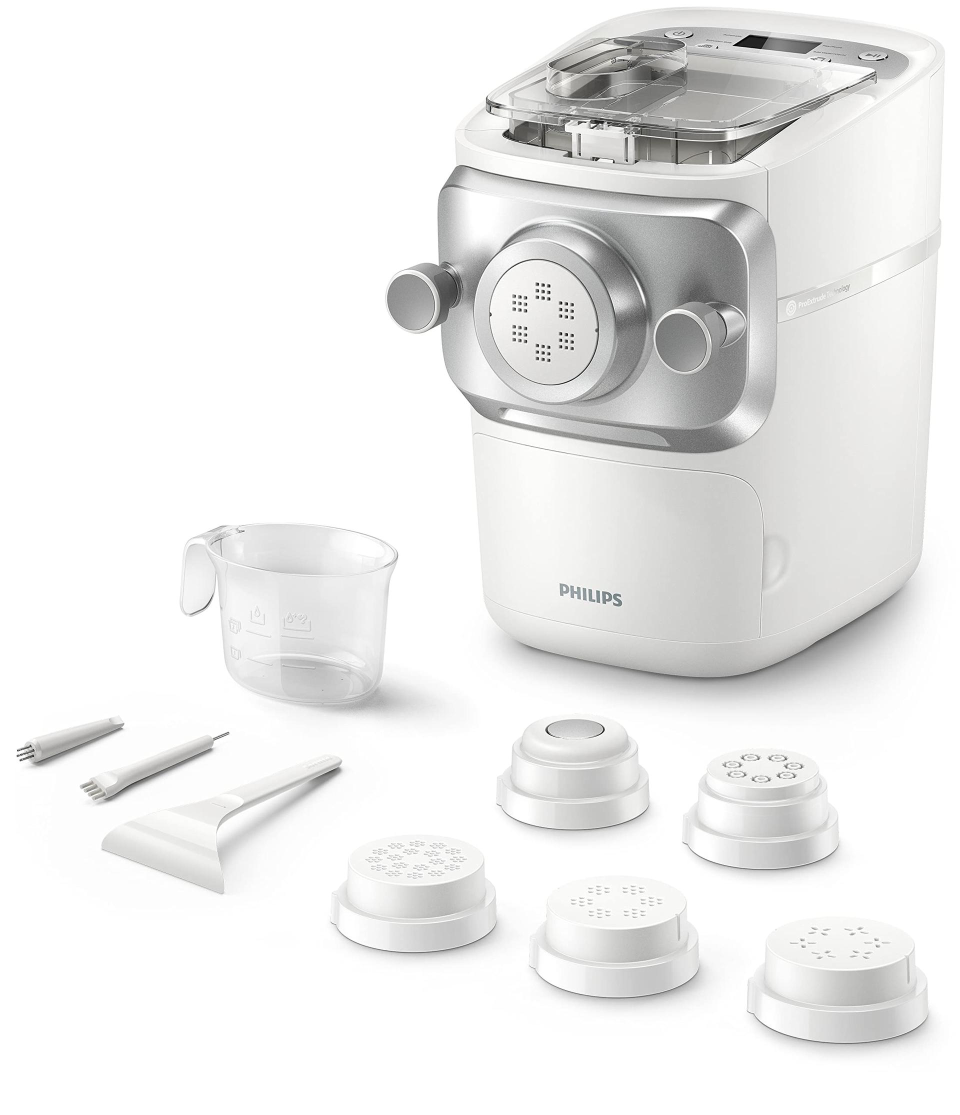 Philips Noodlimasin Series 7000 – ProExtrude-tehnoloogia, Täisautomaatne, Täiuslik segamistehnoloogia, 6 vormketast, Valge (HR2660/00) – detailne vaade