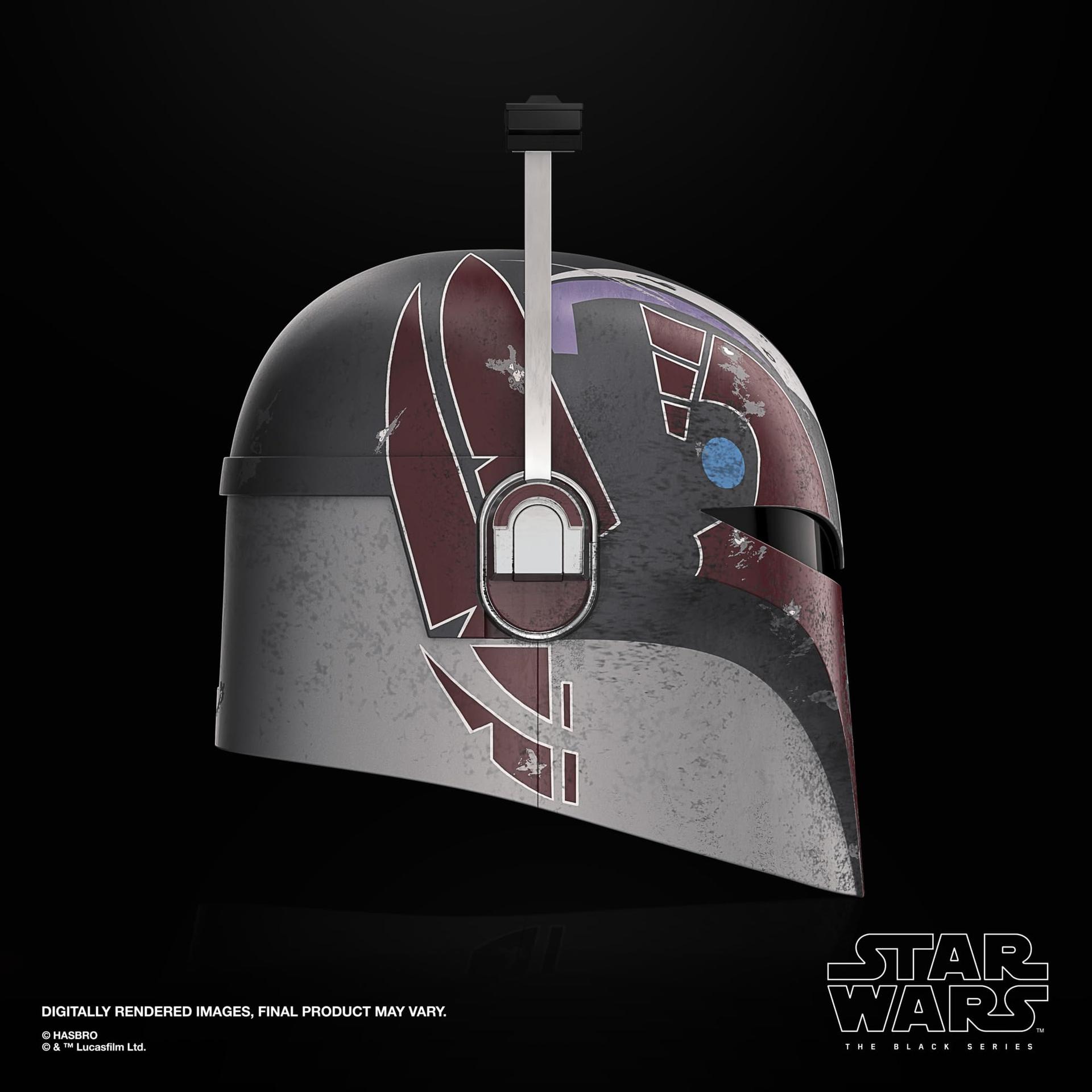 Star Wars The Black Series Sabine Wren elektrooniline premium kiiver rollimängu tarvik täiskasvanutele – lisavaade