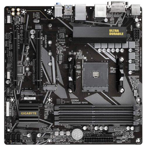 Gigabyte B550M DS3H emaplaat must