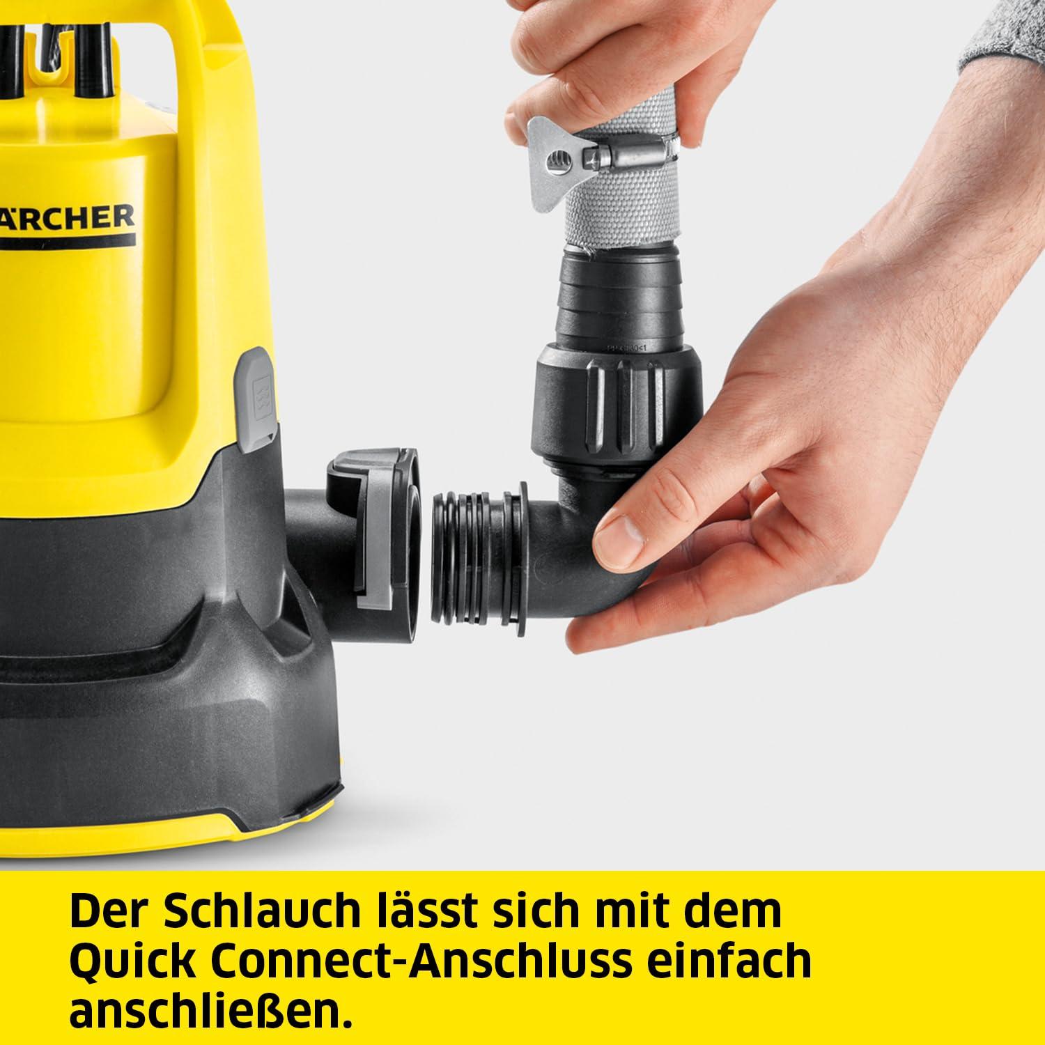 Kärcher SP 9.000 Flat madala imemisega sukelpump, vooluhulk: 9.000 l/h, sukeldumise sügavus: max. 7 m, määrdunud vee jaoks kuni 5 mm osakestega, jääkveetase: 1 mm, rõhk: 0,6 bar – pilt 7
