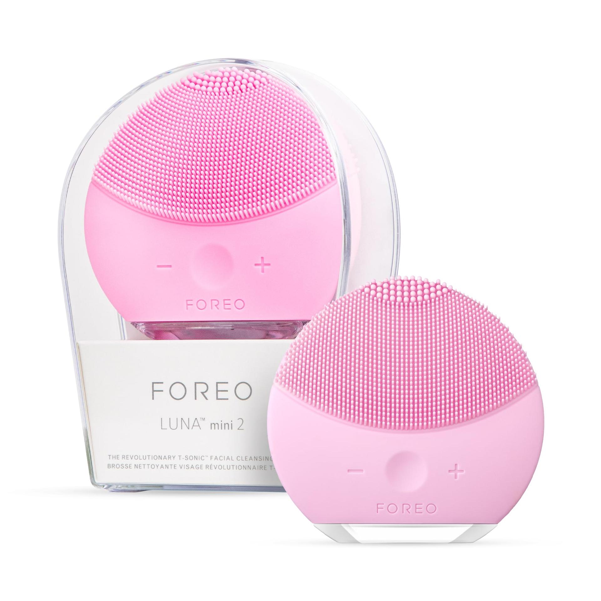 FOREO LUNA mini 2 näopuhastushari | Reisiversioon | Elektriline näomassaažiseade | Kõigile nahatüüpidele ülihügieeniline nahahooldus | Lihtne näopuhastus | Elektriline silikoonist näopuhastaja