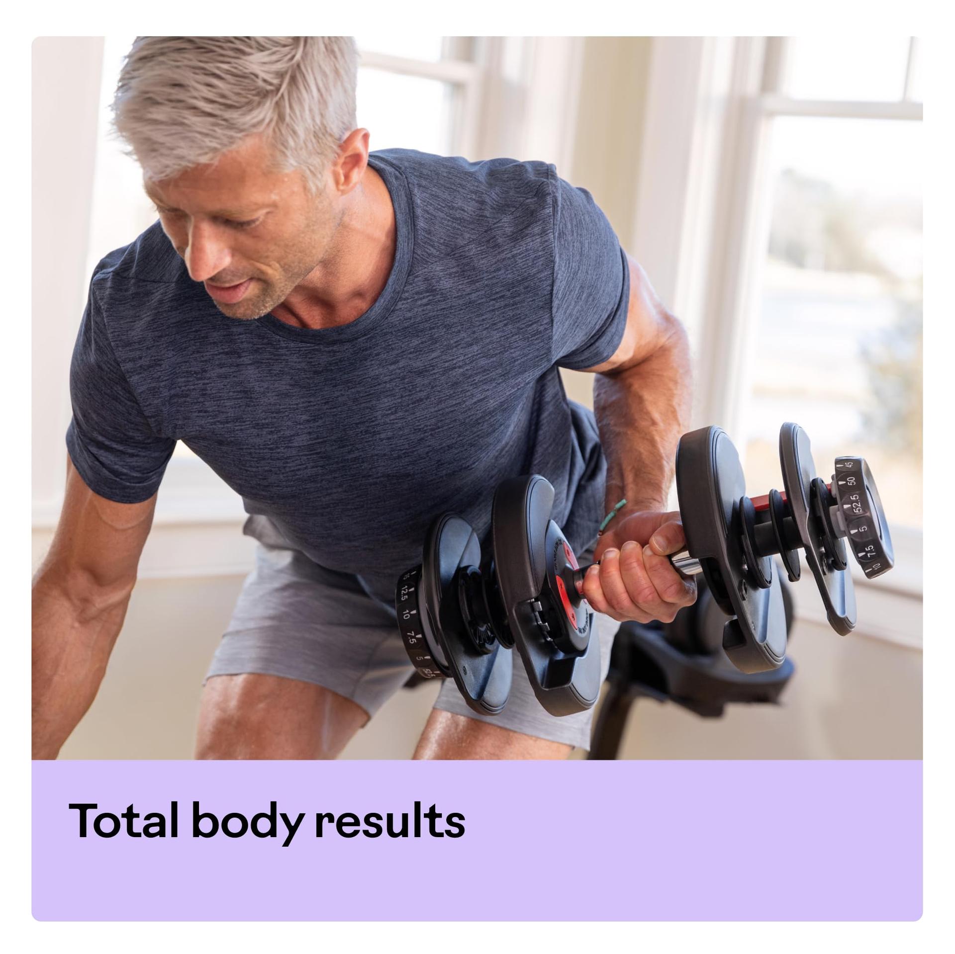Bowflex Unisex Täiskasvanute SelectTech 552i Hantel, Must/Punane, Üks suurus EU – pilt 9