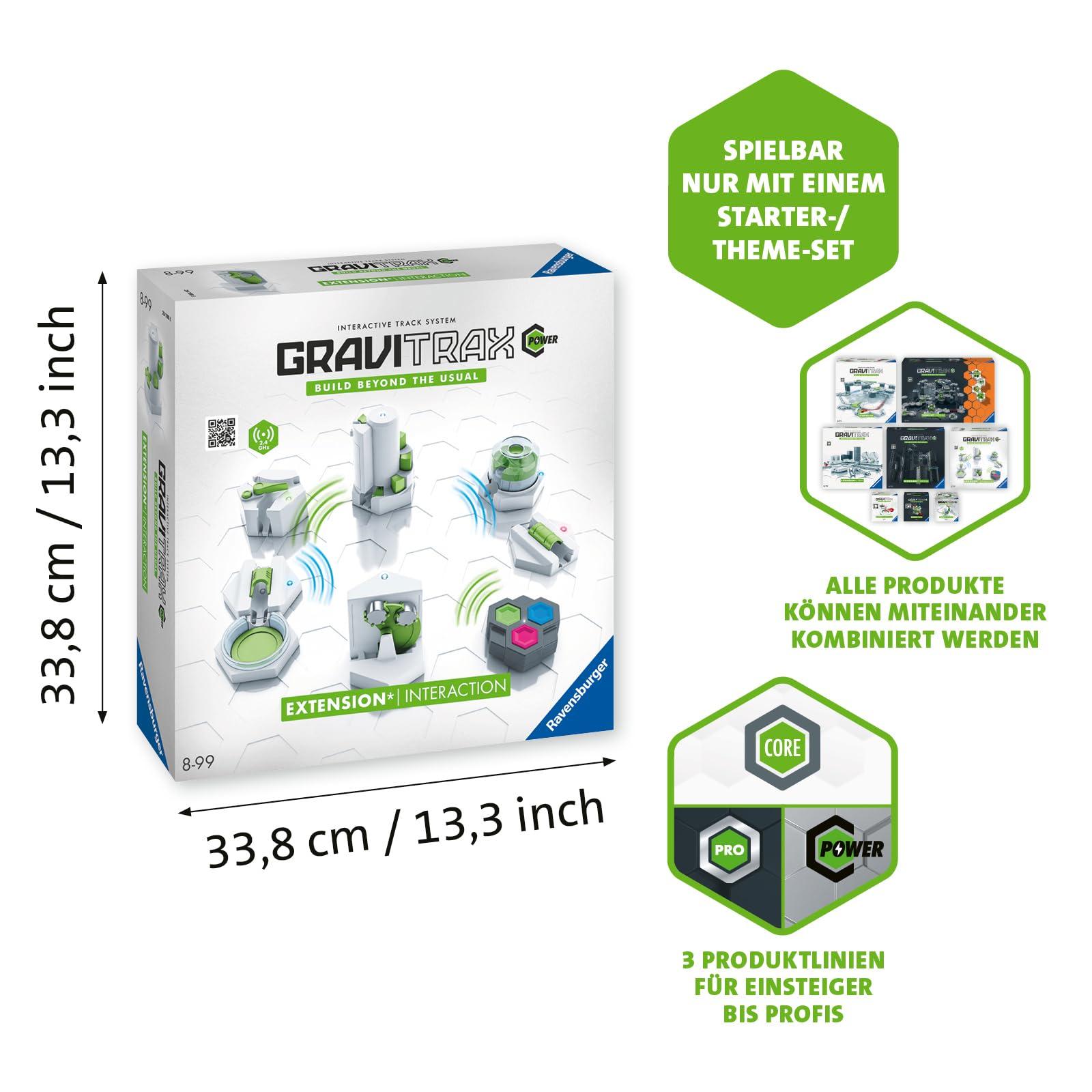 Ravensburger GraviTrax Power laiendus Interaction – Elektrooniline tarvik kuulirajale lastele alates 8. eluaastast. Ühildub kõigi GraviTrax toodete ja seeriatega – pilt 8