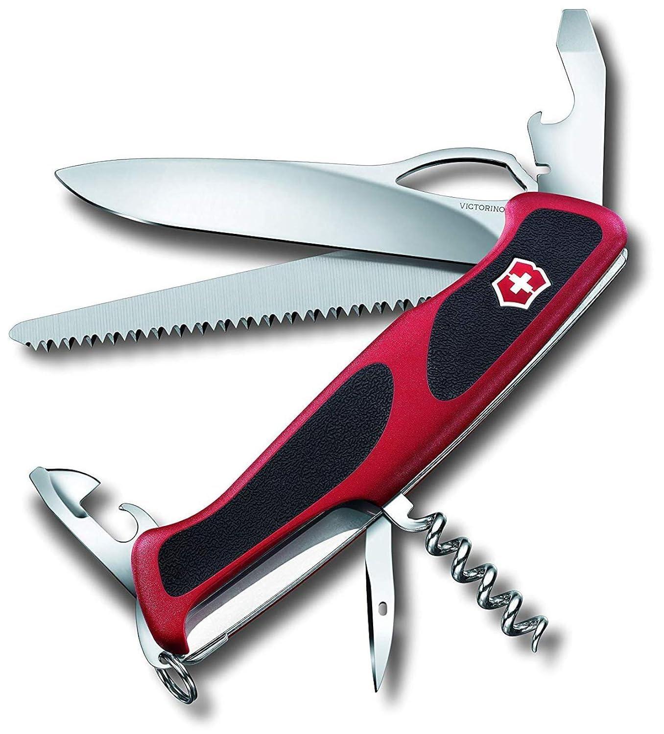 Victorinox Šveitsi Taskunuga Suur, Ranger 79 M, Multitööriist, 12 Funktsiooni, Ühekäe Lukustuv Tera, Kruvikeeraja