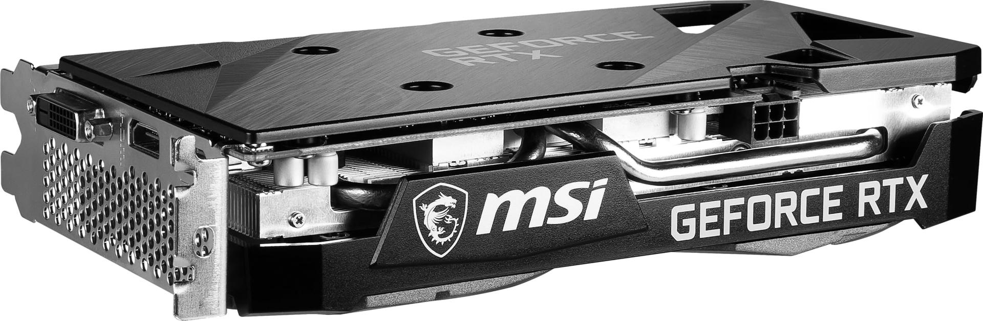 MSI GeForce RTX 3050 Ventus 2X XS 8G OC – 8GB GDDR6 mälu, 128-bit, 14 Gbps – lisavaade
