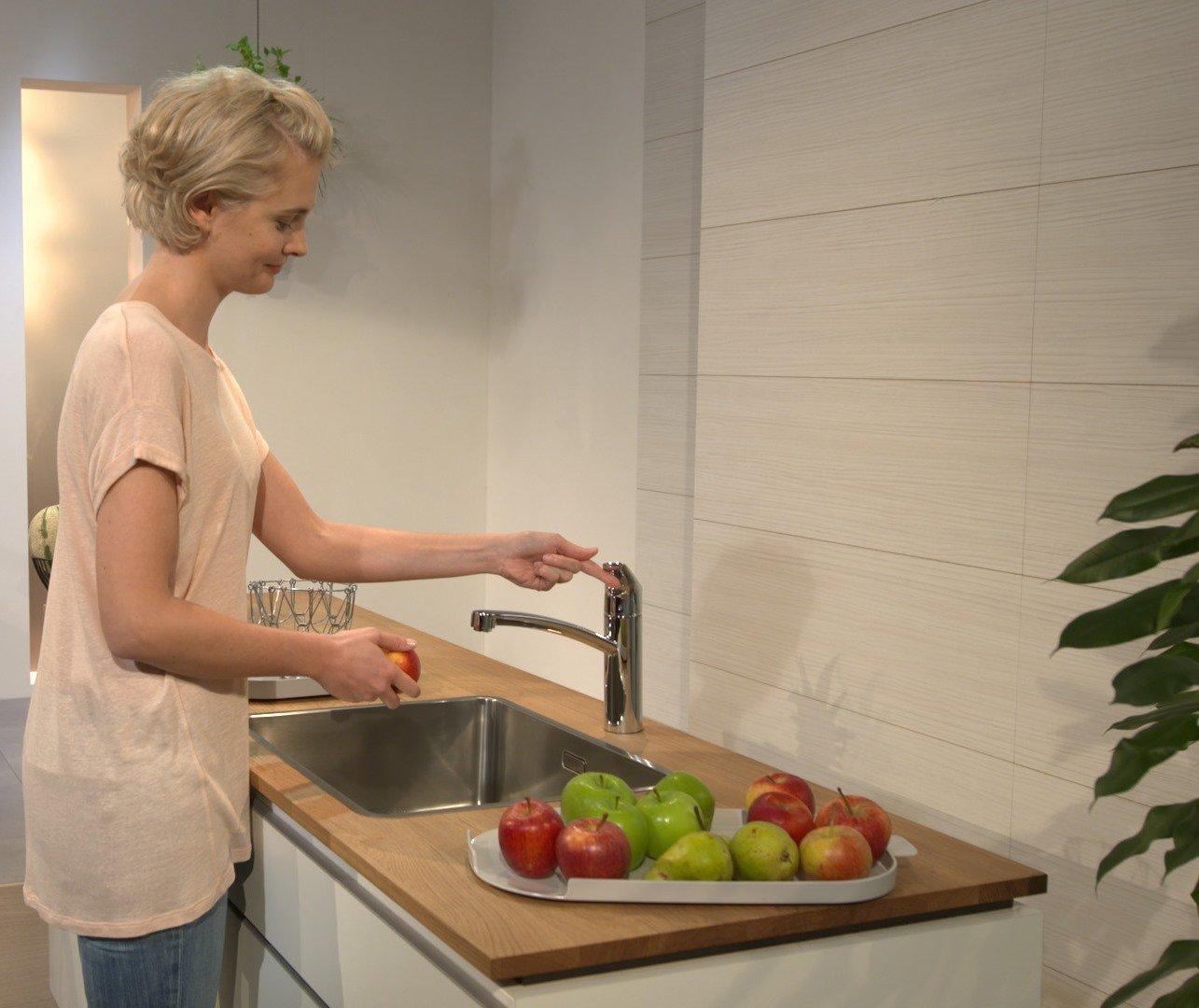 hansgrohe Logis M31 – köögisegisti, 1 terase tüüp, köögisegisti 160 mm väljavoolukõrgusega, pööratav köögisegisti, kroom – detailne vaade