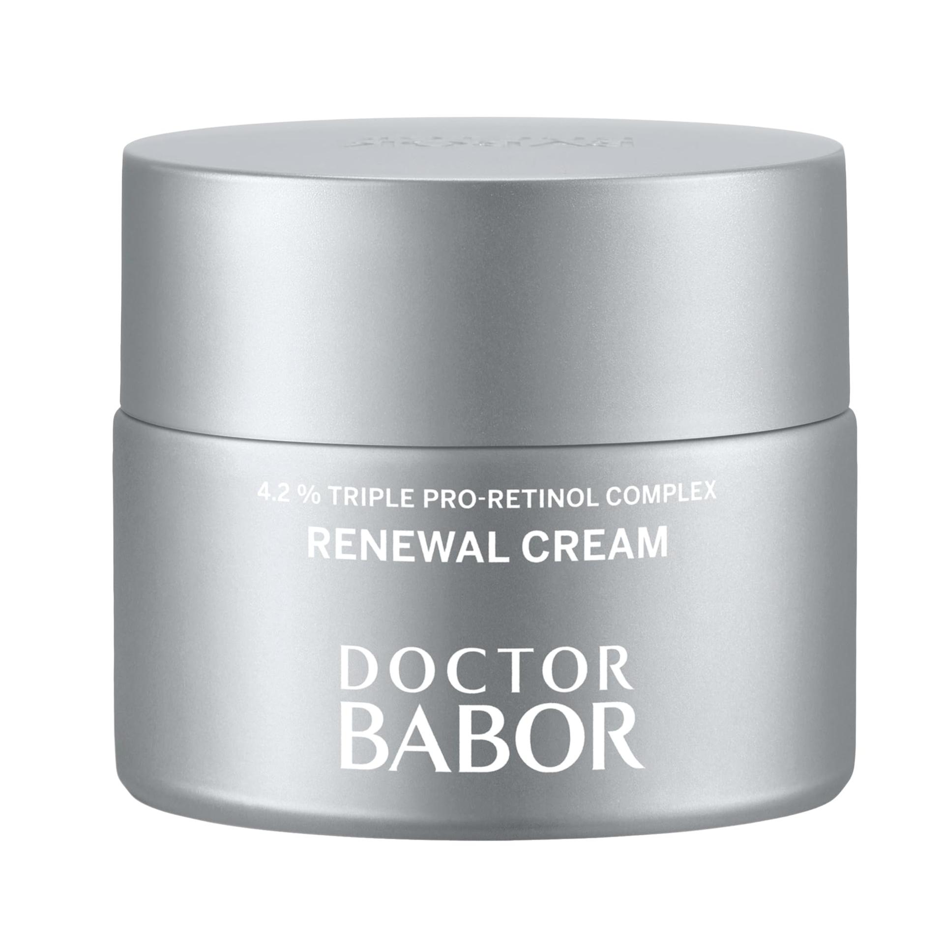 DOCTOR BABOR Renewal Cream | Taastav vananemisvastane ja pigmentatsioonivastane näokreem Pro-Retinool kompleksiga | Särava ja noorusliku naha jaoks | Täiustab naha tekstuuri | Vegan | 50ml