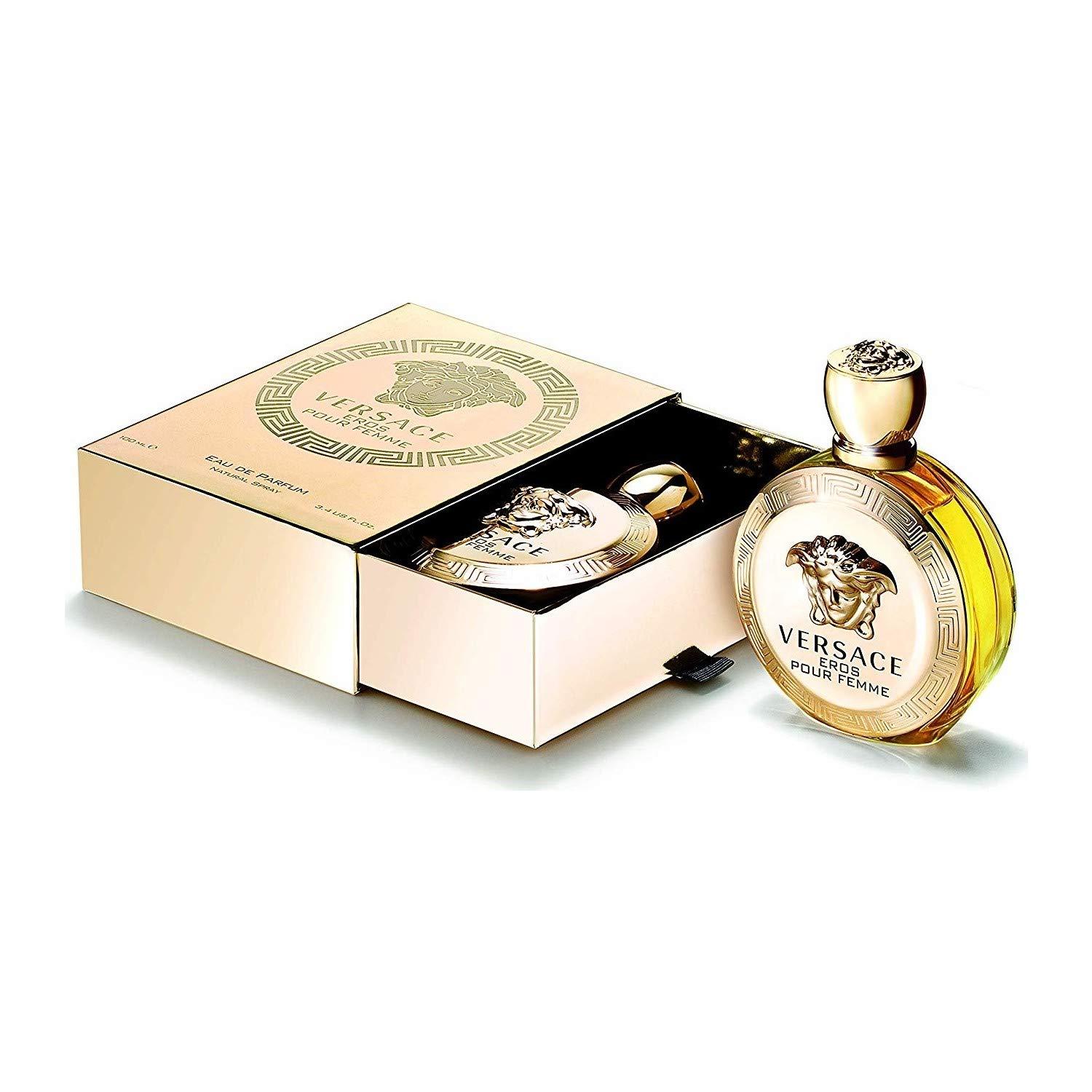 Versace Eros pour Femme, Eau de Parfum, pihustatav 100 ml, 1 pakk (1 x 0,318 kg) – kasutusnäide
