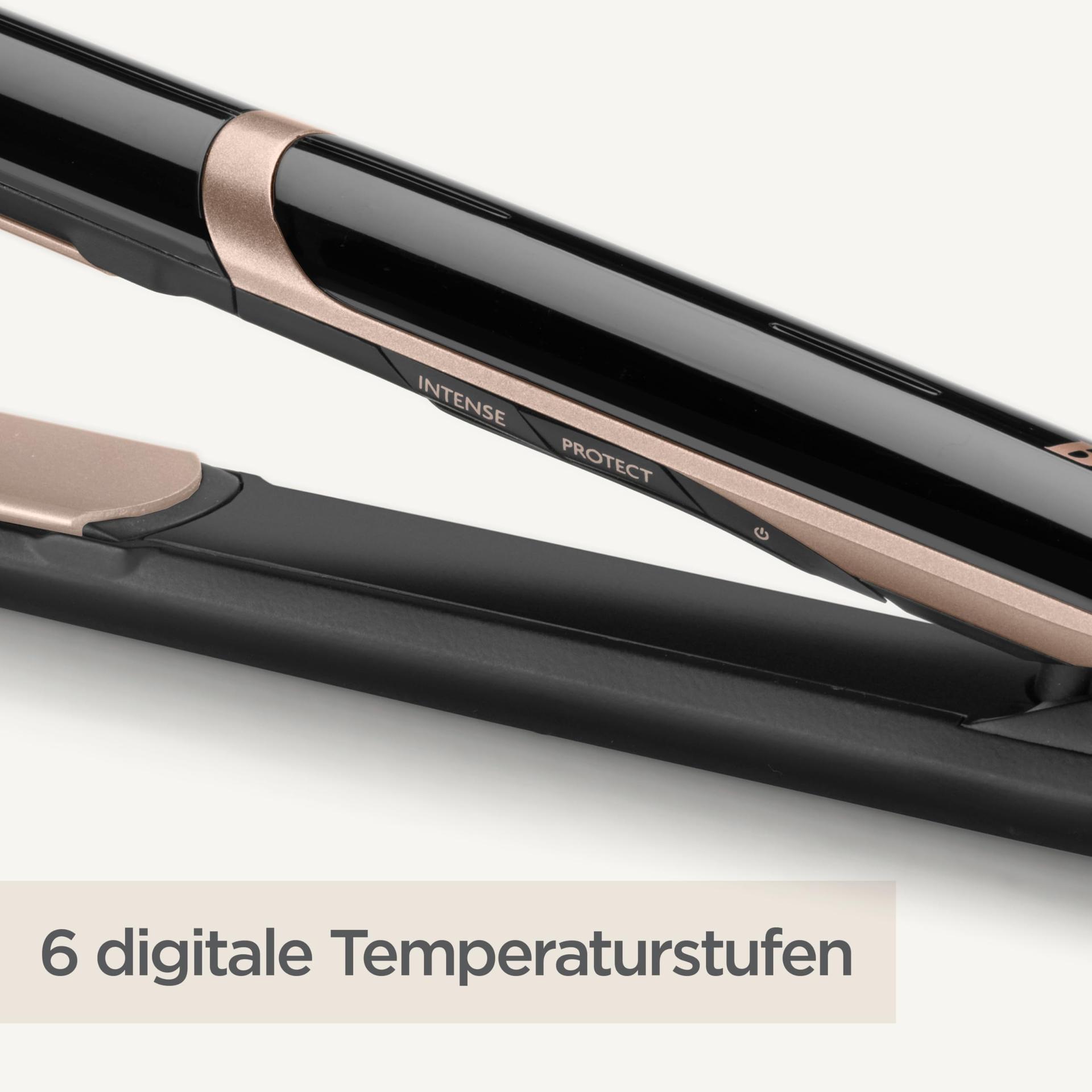 Babyliss Super Smooth 235 juuksesirgendaja ioontehnoloogiaga 140°C – 235°C ST393E – pakend ja tarvikud