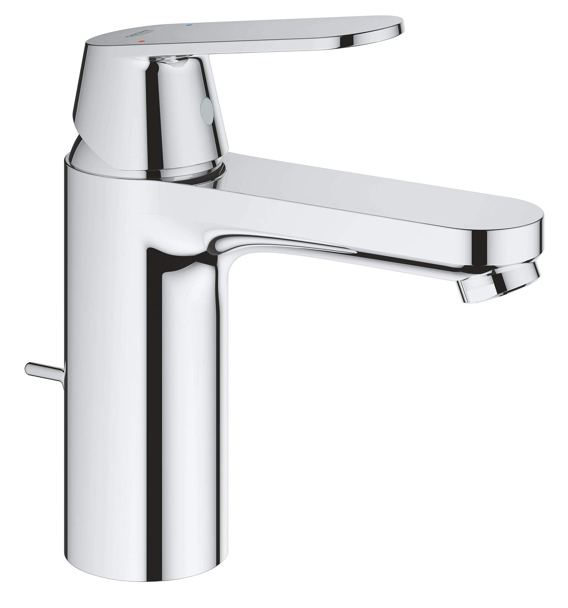 GROHE Eurosmart Cosmopolitan – Ühe käega valamu segisti (veesäästlik, M-suurus, kiire kinnitamine, paindlik ühendus), kroom, 23325000