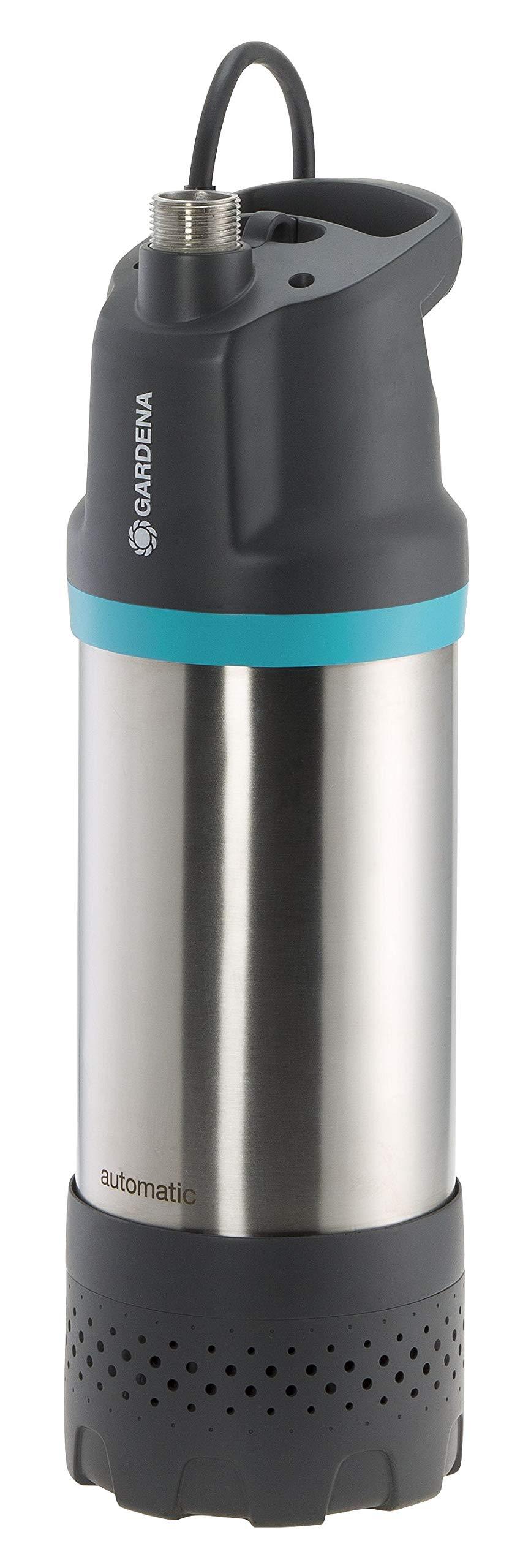 Gardena sukeldussurvepump 5900/4 inox automatic: Automaatne survetõstepump 5900 l/h veevooluga, mustusefiltriga, vaikse tööga, integreeritud kuivjooksukaitsega (1771-20)