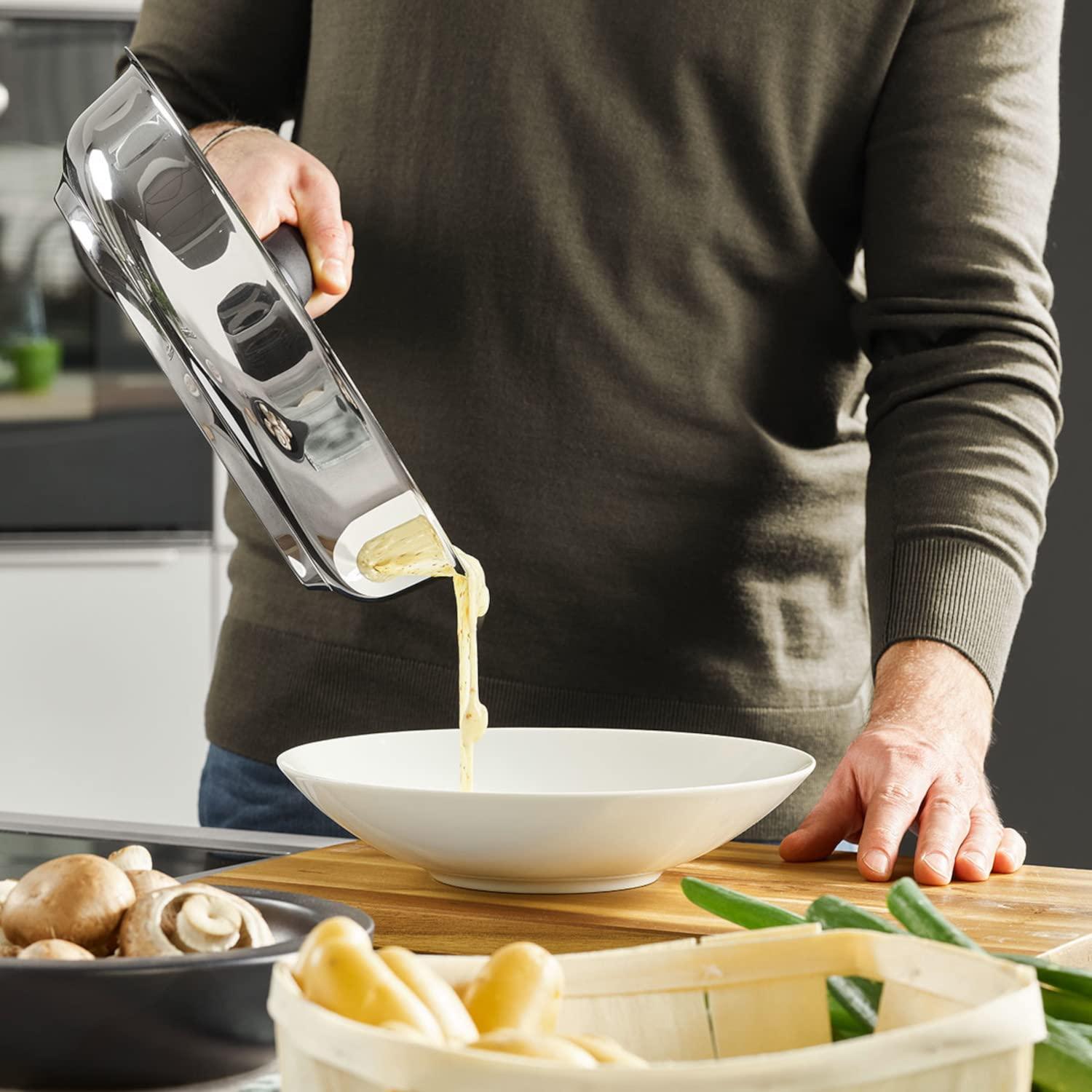 Fissler Adamant Premium – kriimustuskindel mittenakkuv roostevabast terasest pann (Ø 28 cm), induktsiooniga ühilduv, hõbedane – lisavaade