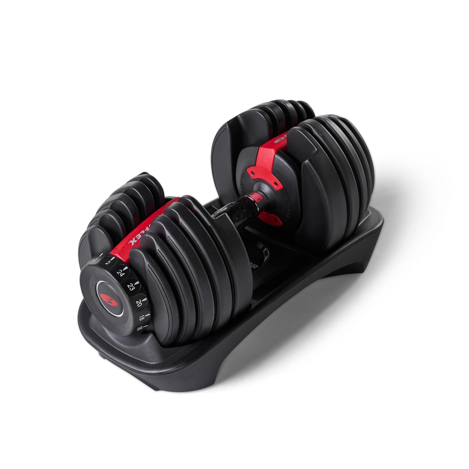 Bowflex Unisex Täiskasvanute SelectTech 552i Hantel, Must/Punane, Üks suurus EU