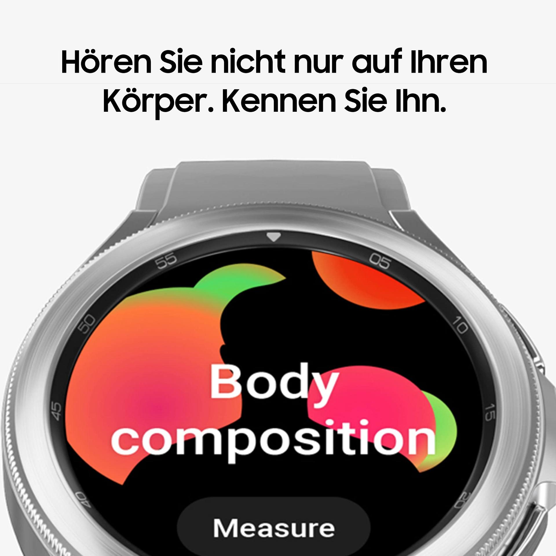 Samsung Galaxy Watch4 Classic, ümmargune LTE nutikell, Wear OS, pöörlev raam, spordikell, aktiivsusmonitor, 46 mm, must, 36-kuulise tootjagarantiiga [Amazon eksklusiiv] – pilt 6