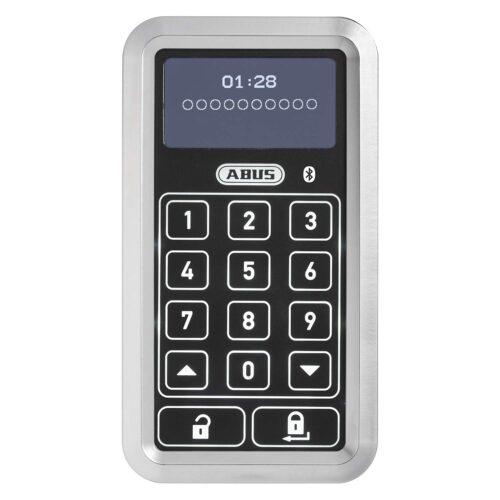 ABUS HomeTec Pro Bluetooth-klaviatuur CFT3100 – Koodiklaviatuur ukse avamiseks – Sobib HomeTec Pro Bluetooth-lukule CFA3100 – Hõbedane