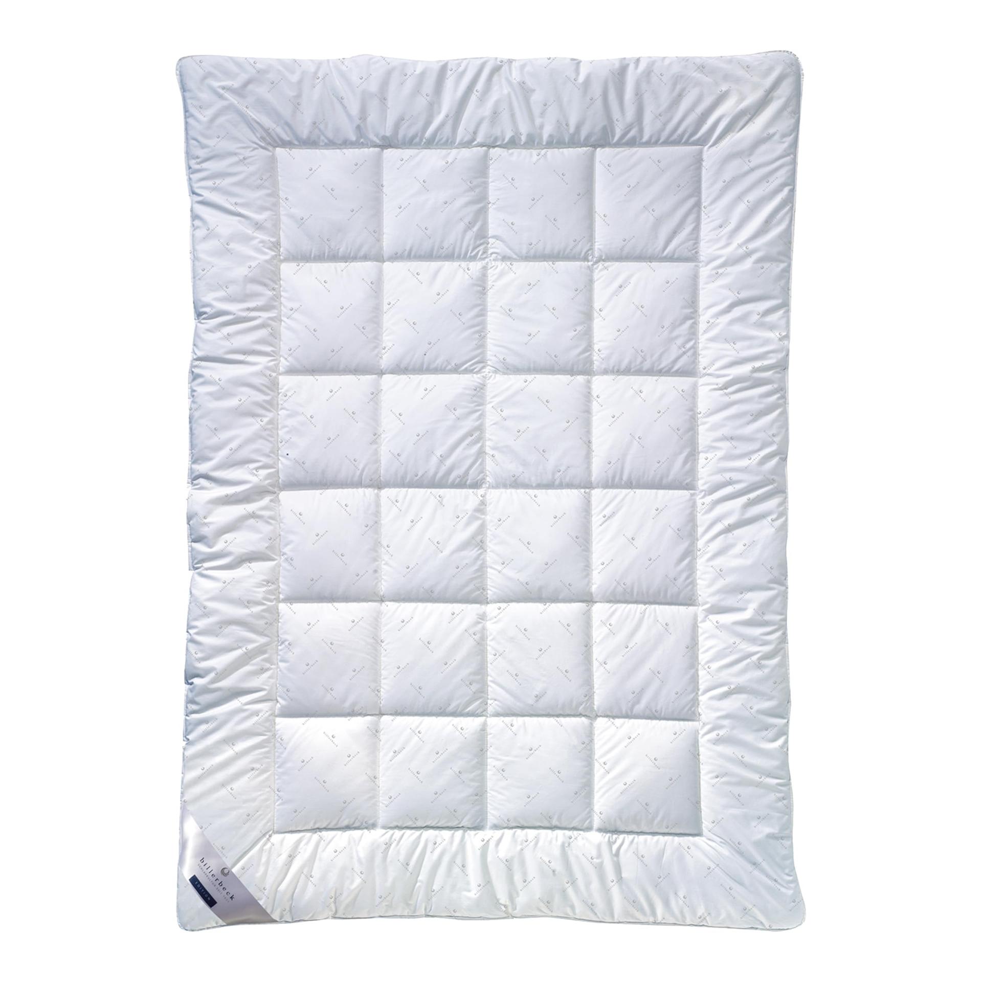 billerbeck Faser tekk E21 King – Aloe Vera viimistlusega kiudtekk – 135 x 200 cm aastaringne tekk, keskmine soojusaste, valge