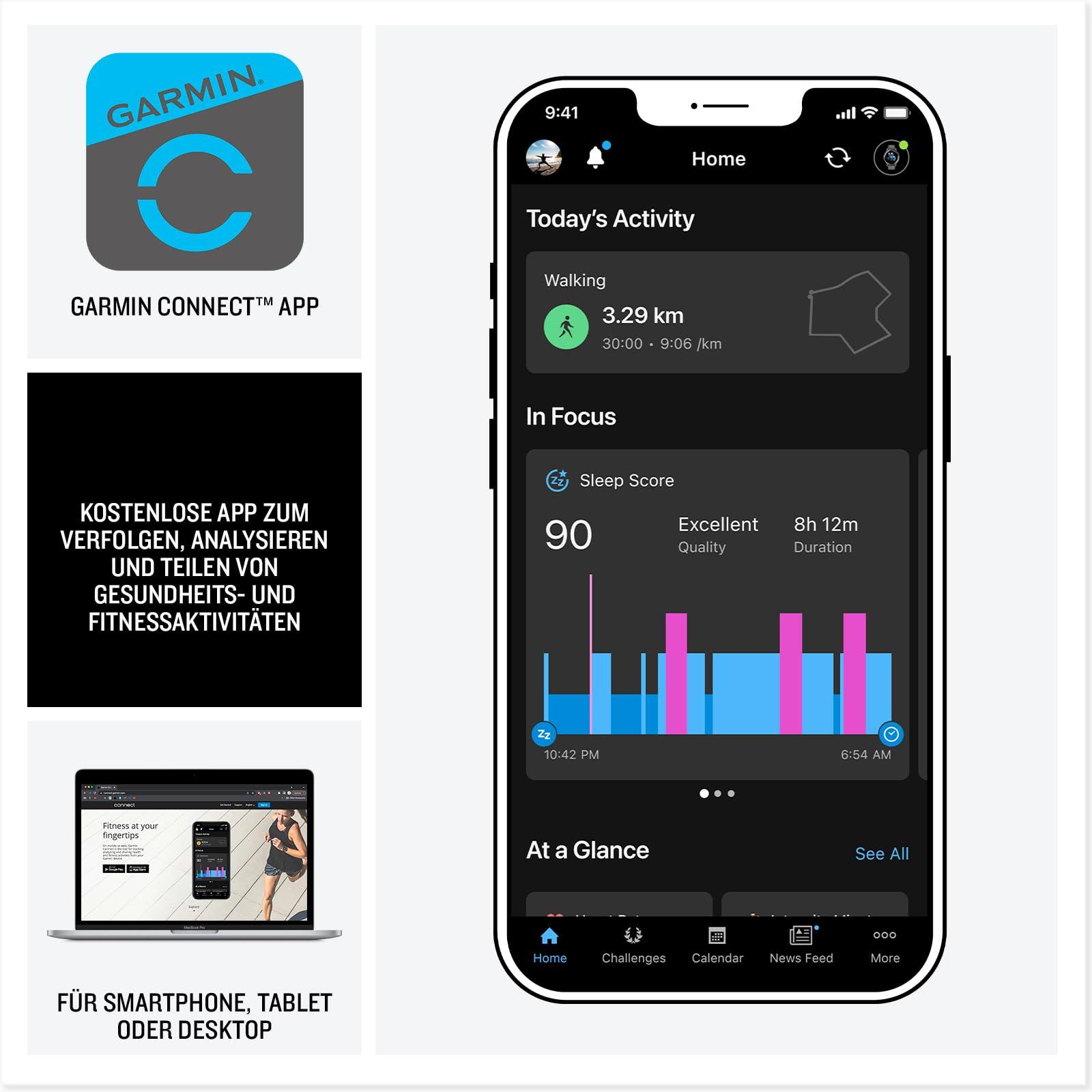Garmin Instinct 3 50mm AMOLED – Tugev, veekindel GPS-nutikell 1,3″ AMOLED-ekraaniga ja LED-taskulambiga õues, jooksmiseks ja muuks – südame löögisageduse jälgimise ja nutikate funktsioonidega – pilt 7