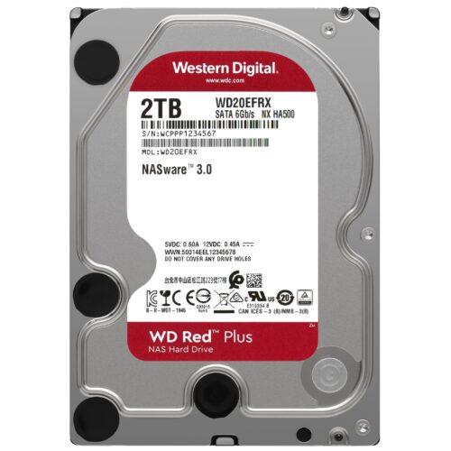 WD Red 2TB 3.5" NAS sise kõvaketas - 5400 RPM - WD20EFRX