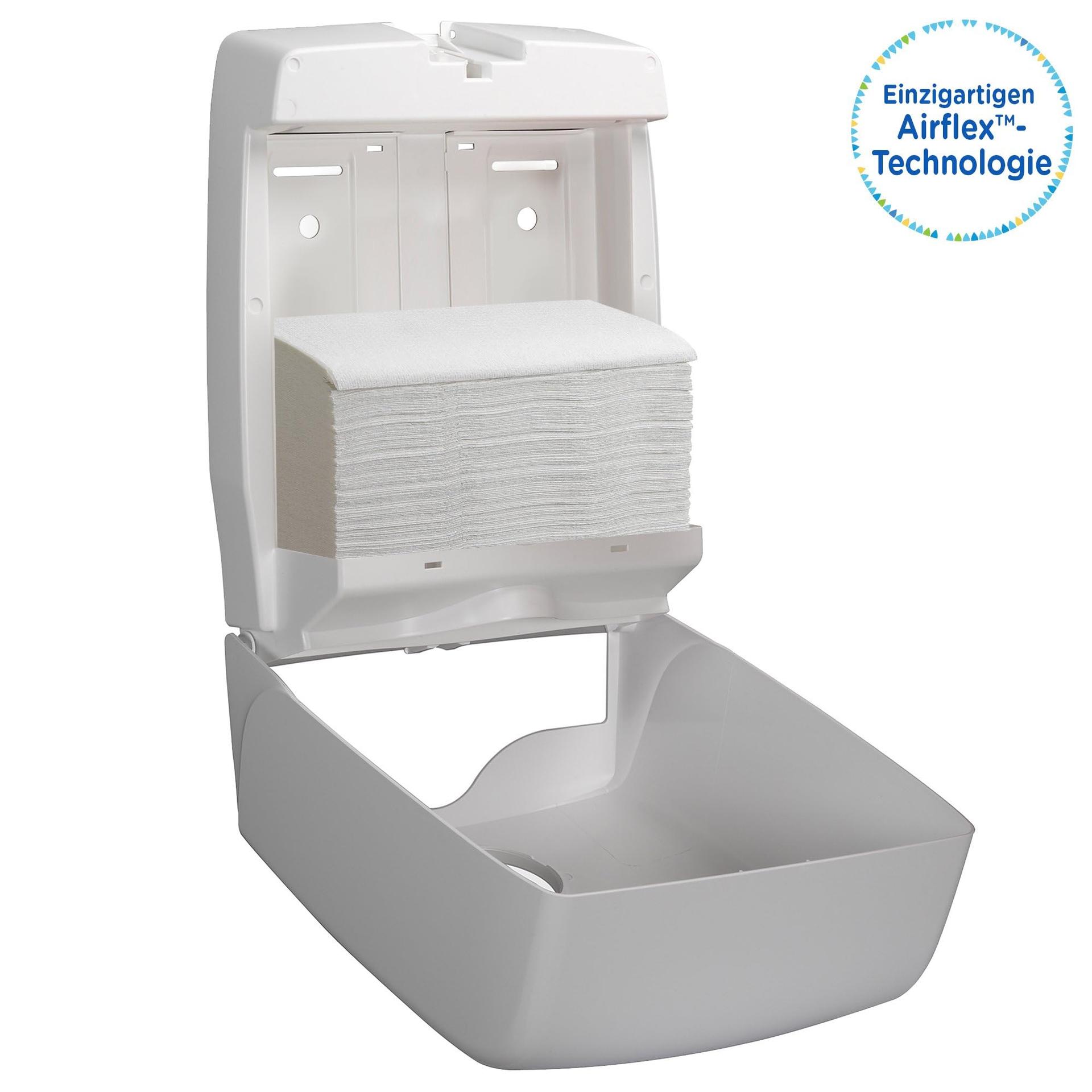 Kleenex Ultra paberist käterätikud Interfold-voldiga 6710 – 3-kihilised paberist kätepaberrätikud V-voldiga – 15 pakki x 96 käterätikut (kokku 1 440), pehmed, mugavad, ülima imavusega ja rebenemiskindlad – pilt 6