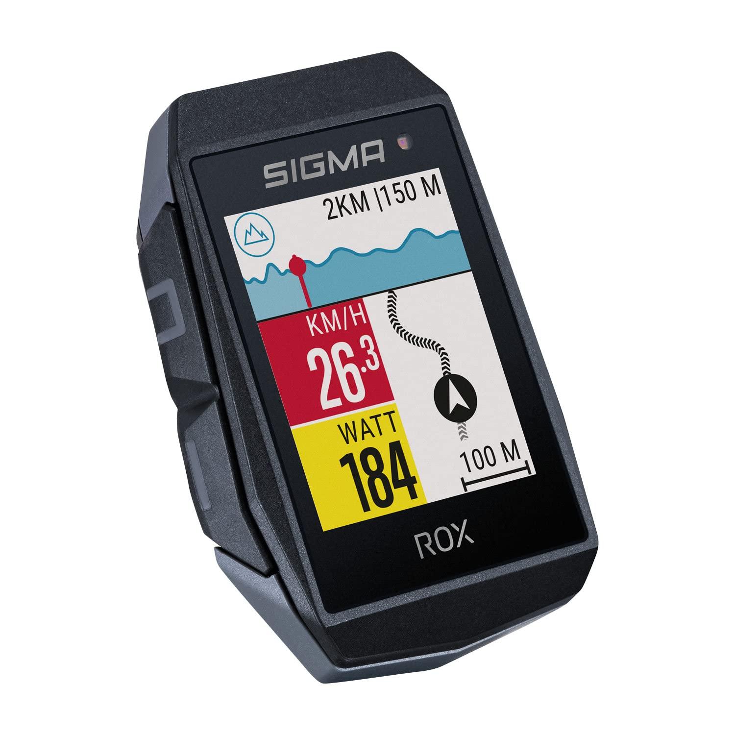 SIGMA ROX 11.1 jalgrattakompuuter GPS-ga | 150 funktsiooni – Jalgratta Navi Komoot | E-Bike valmis | Juhtmevaba rattakompuuter 1,77″ ekraaniga | GPS spidomeeter, jalgrattakompuuter, GPS jälgija jalgrattale
