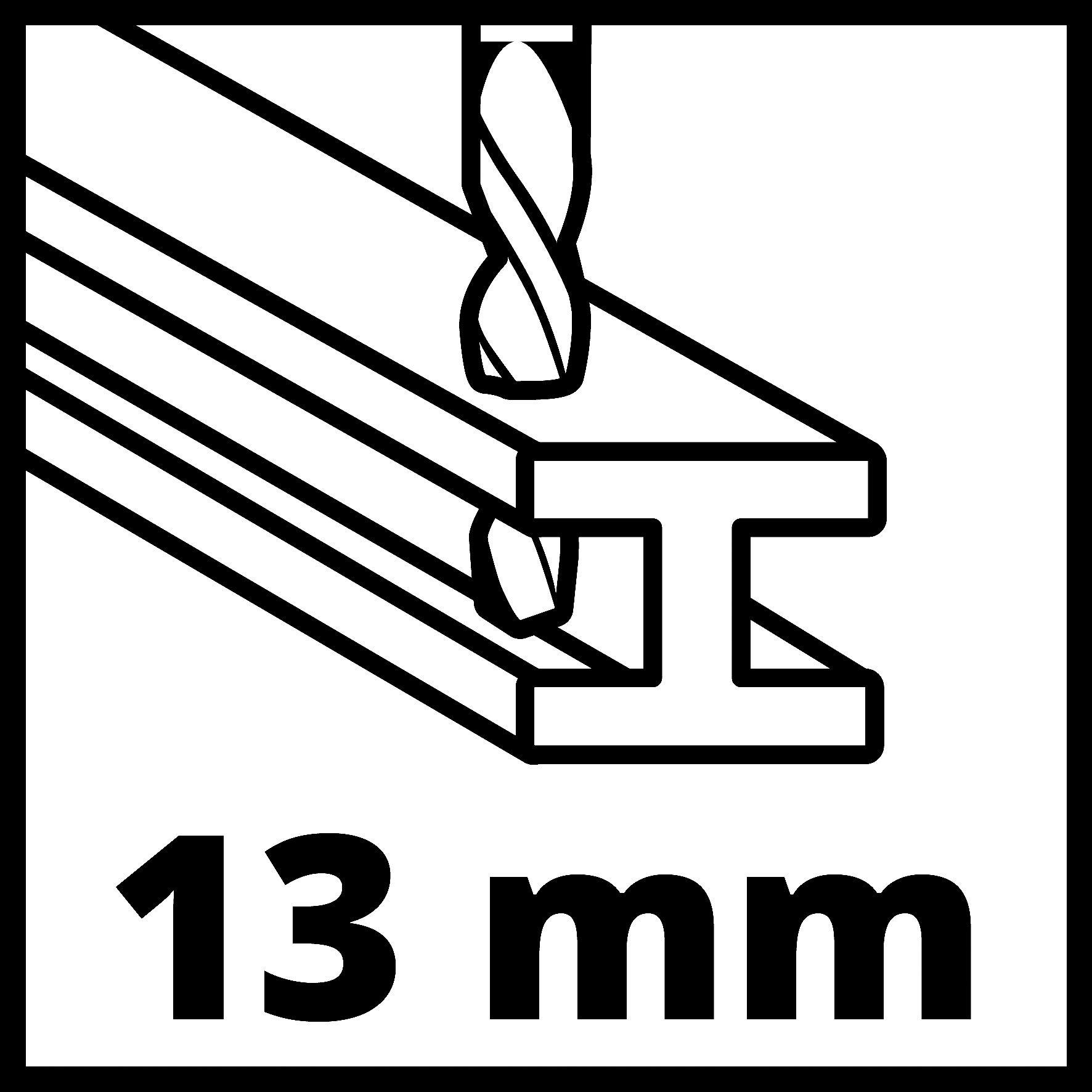 Einhell löökpuurmasina komplekt TC-ID 1000 E Kit +64 (1010 W, muudetav pöörlemiskiirus, 13 mm kiirkinnituspadrun, löögisagedus 48 000 min-1, sisaldab 64-osalist tarvikukomplekti ja kohvrit) – pilt 7