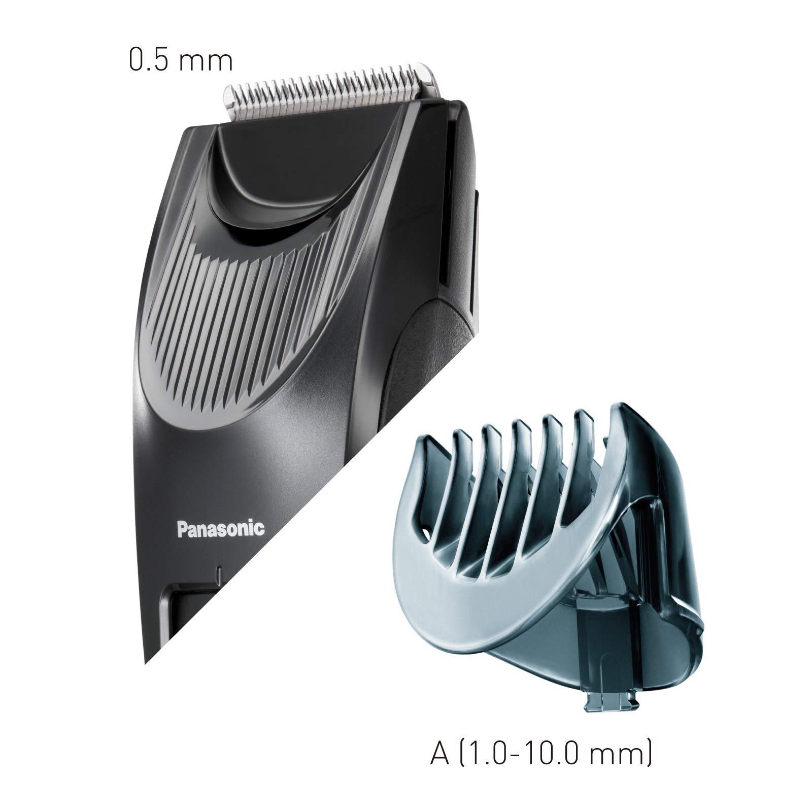 Panasonic ER-SC40K803 meeste juukselõikur – kaasaskantav, juhtmevaba ja veekindel trimmer, 20 pikkuse seadistust, LED-ekraan, must – lisavaade