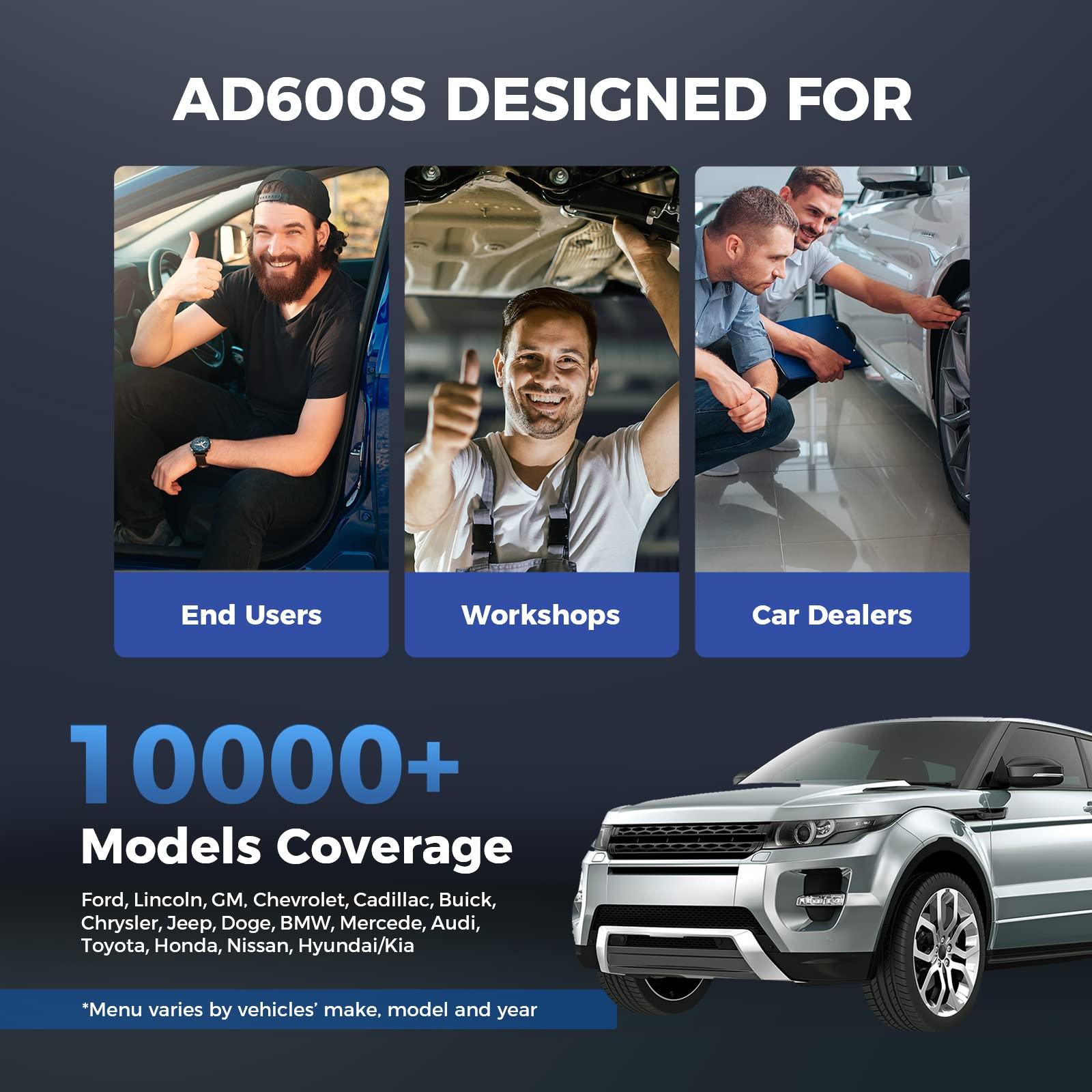 TOPDON AD600S OBD2 diagnostikaseade auto jaoks – 4 süsteemi diagnostika (ABS, SRS, mootor ja käigukast), 9 hooldusfunktsiooni (õli, BMS, ABS, DPF, TPMS, SAS, pidurite lähtestamine, drosselklapi kohandamine, pihusti kodeerimine) – pilt 8