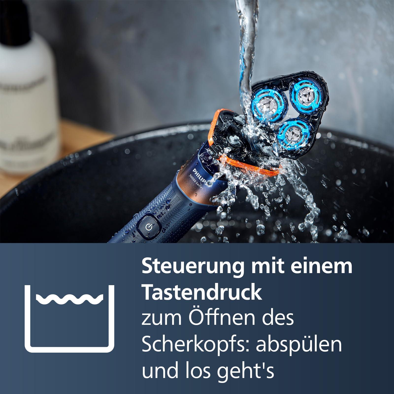 Philips Shaver Series 5000X, Elektriline Pardel Märg- ja Kuivraseerimiseks, Skin Protect Tehnoloogia, Paindlik 360-Kraadine Raseerimispea, Kiirlaadimine 1h/5min (Mudel X5012/00) – pilt 7