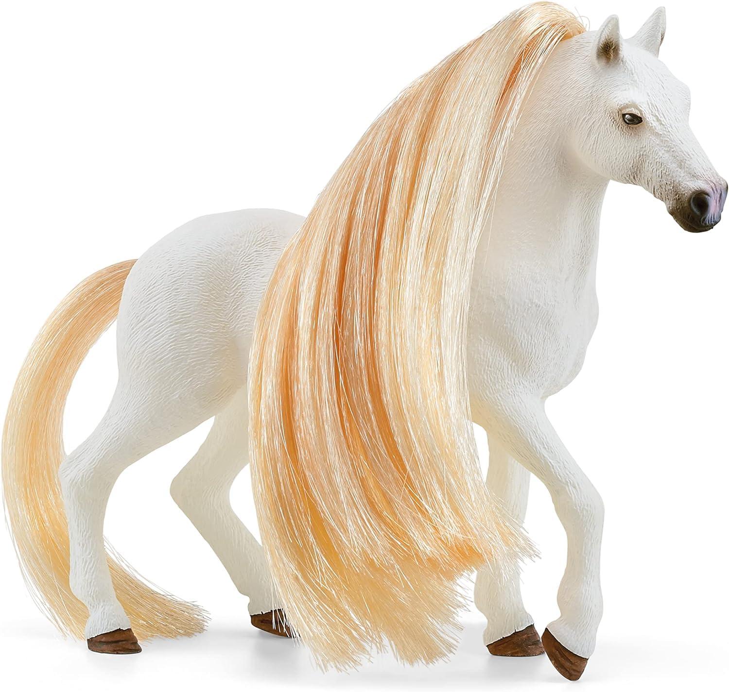 schleich HORSE CLUB 42588 Sofia’s Beauties Hobuste Ilusalong koos Talliga, Harjadega, Tarvikute ja Figuuridega – 99-osaline Mängukomplekt Kammimiseks Mõeldud Lakkadega Hobusega – Hobuste Mänguasi alates 4. eluaastast – pilt 8