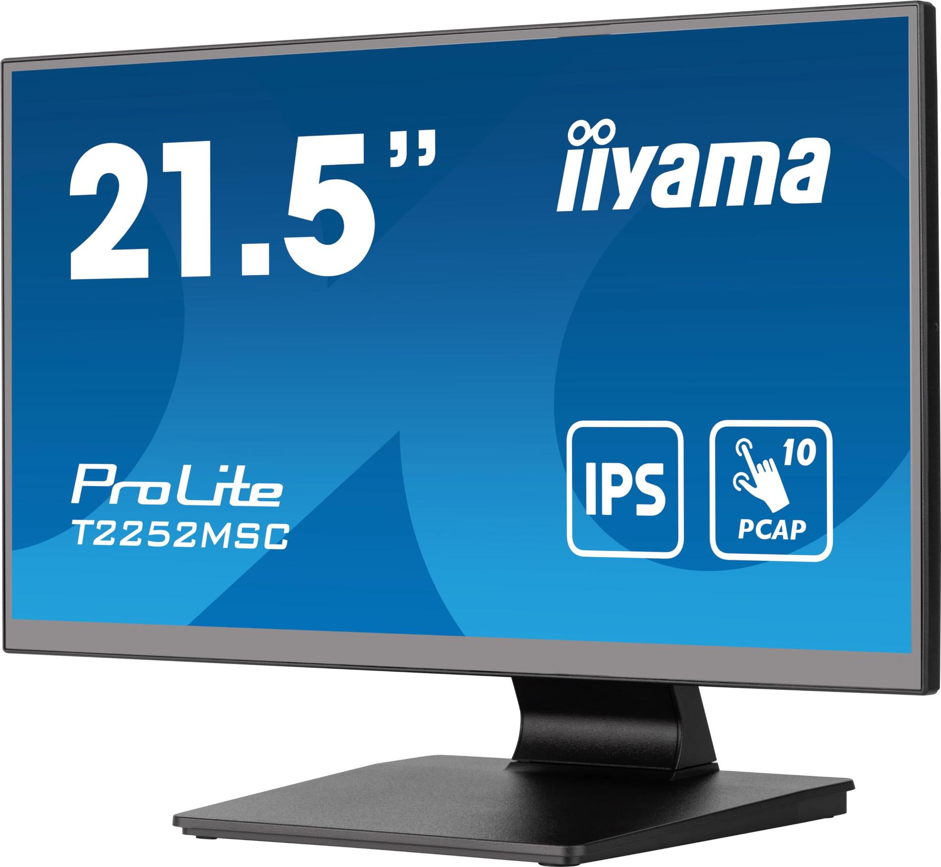 iiyama ProLite T2252MSC-B2 54,5 cm (21,5″) IPS LED-monitor Full-HD, 10-punkti multitouch, HDMI, DP, USB 3.0, must – kasutusnäide