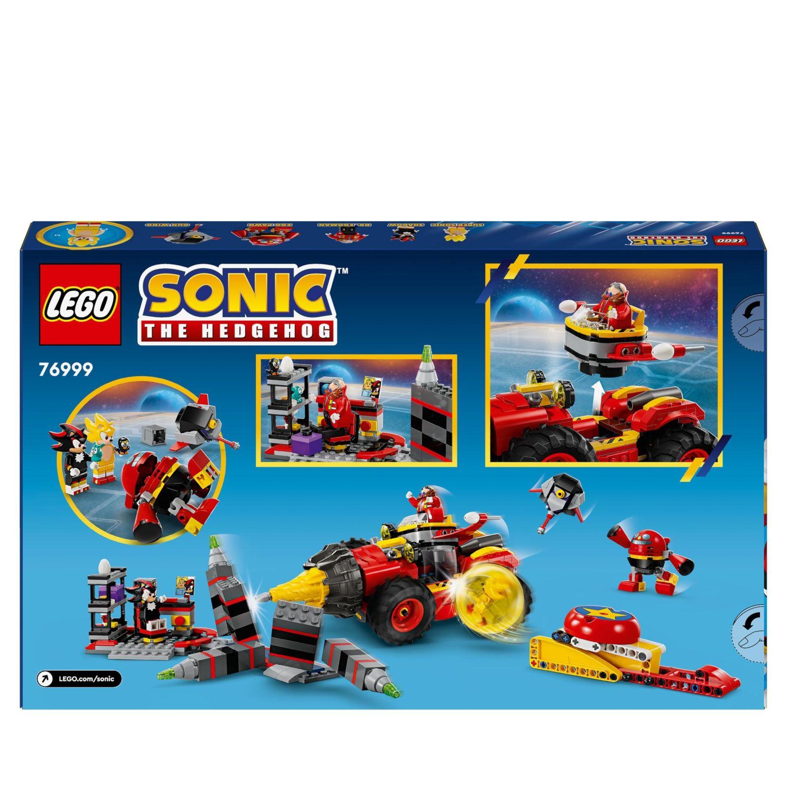 LEGO Sonic the Hedgehog Super Sonic vs. Egg Drillster – Seiklusmängukomplekt videomängu fännidele, kingitus lastele alates 8. eluaastast, komplekt Shadow ja Dr. Eggmaniga – pilt 7