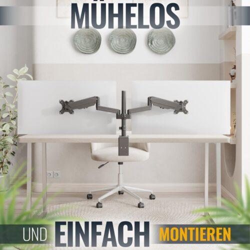 RICOO monitorihoidik lauale gaasisurvevedruga 17-32 tolli jaoks
