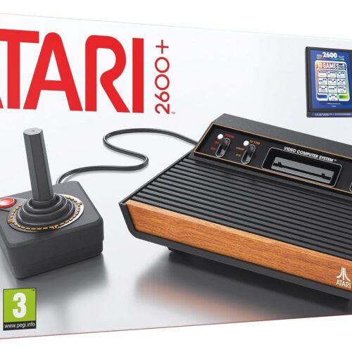 PLAION Atari 2600+ Klassikaline Mängukonsool – Must (Atari)